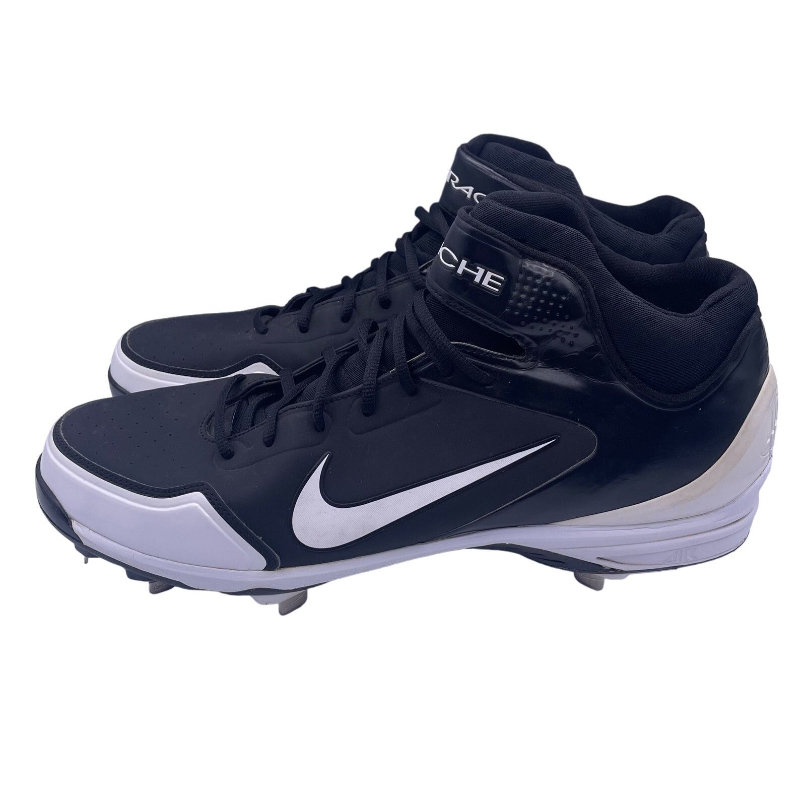 Nike Nike Air Huarache 2K Fresh Baseball Metal Cleat Mid Black 16 Size US 15 / EU 48 - 3 Thumbnail
