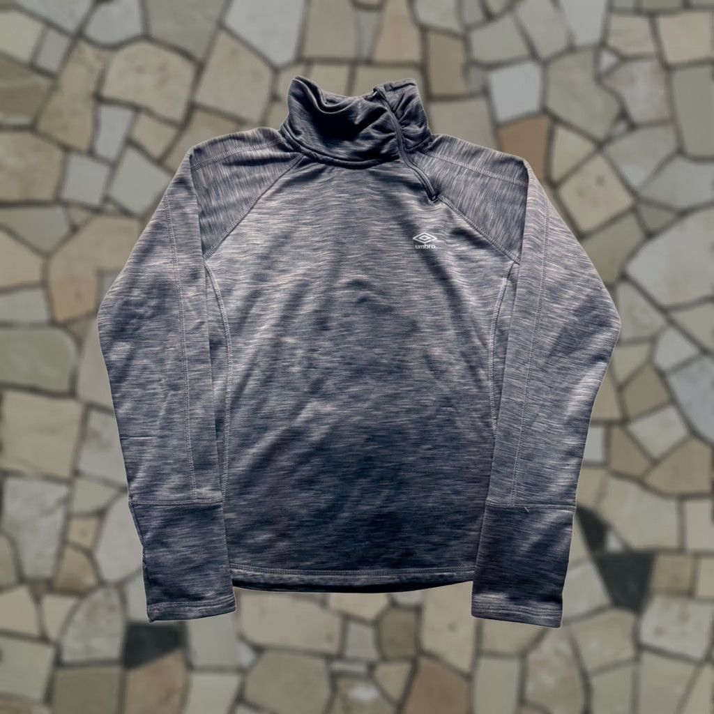Umbro Umbro Sweatshirt Gray 1/4 Zip Pullover M Unisex Adults Size M Size US M / EU 48-50 / 2 - 1 Thumbnail