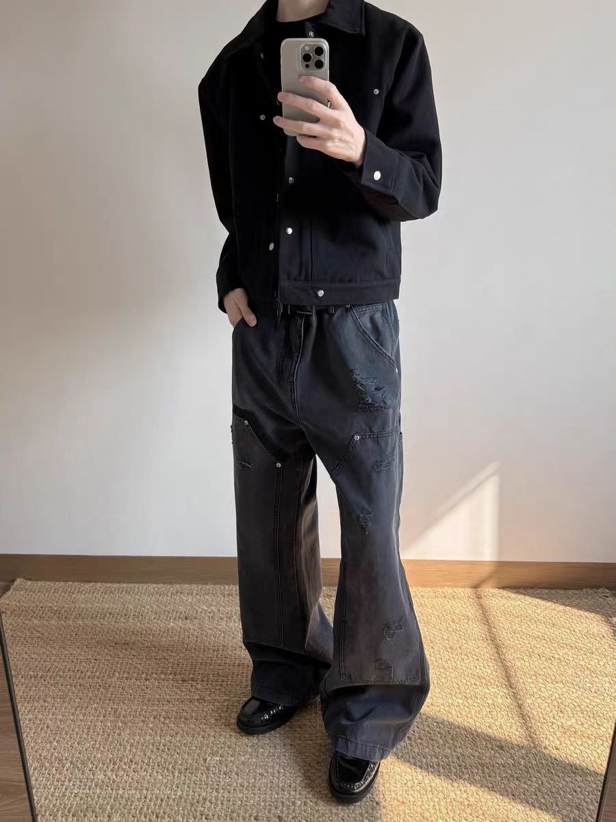 Other Street-style Washed Casual Work Pants Size US 30 / EU 46 - 5 Thumbnail