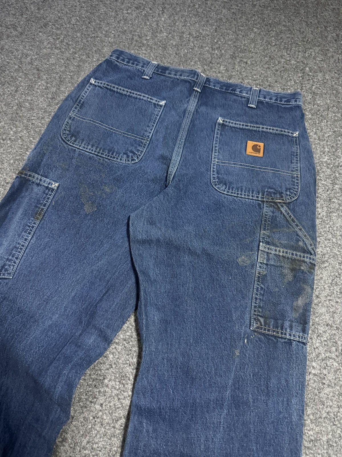 Carhartt Carhartt carpenter pants 32/32 distressed faded splattered Size US 32 / EU 48 - 6 Thumbnail