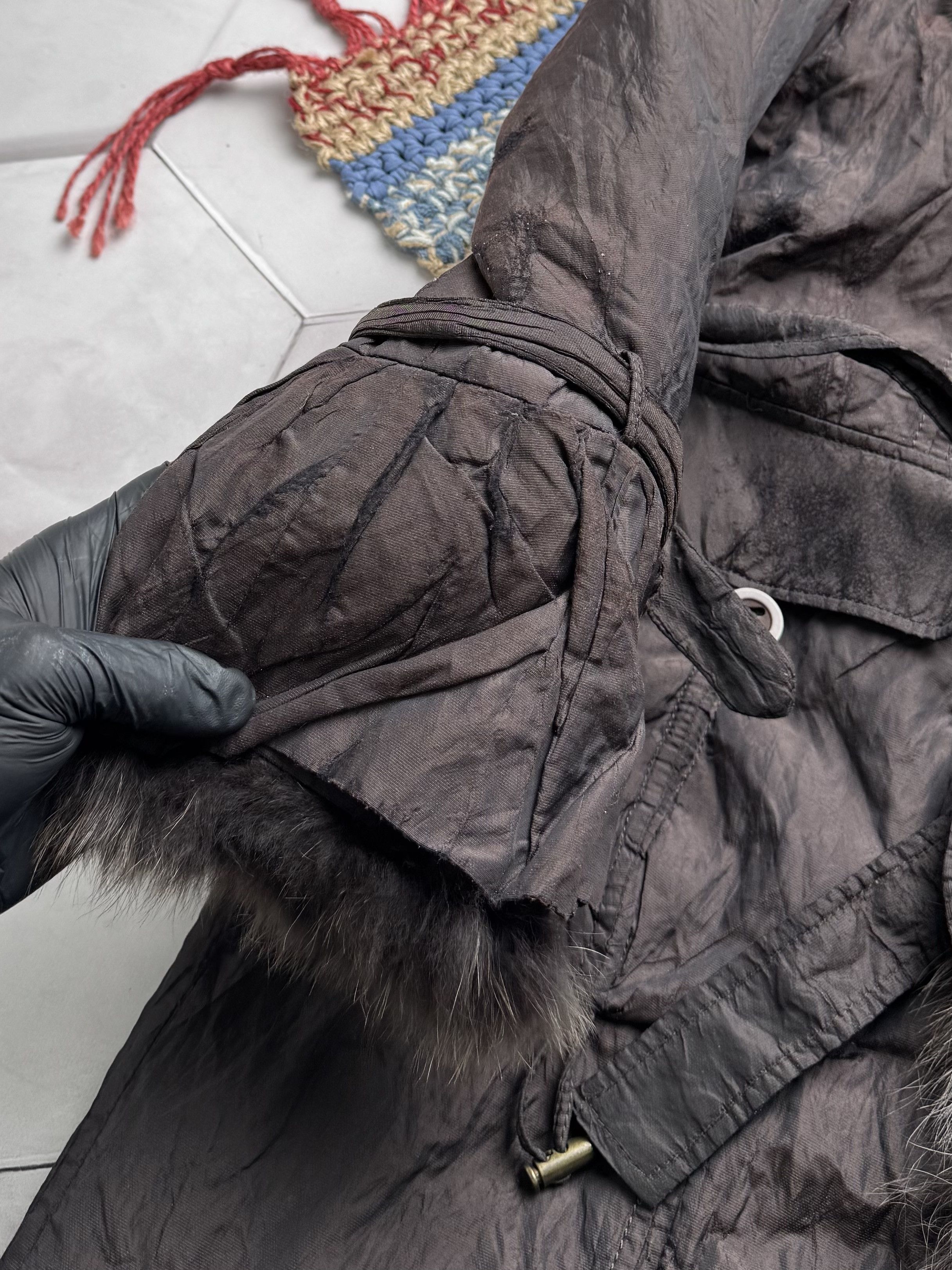 Vintage Vintage Coat With Real Fur Details (E4) Size L / US 10 / IT 46 - 7 Thumbnail