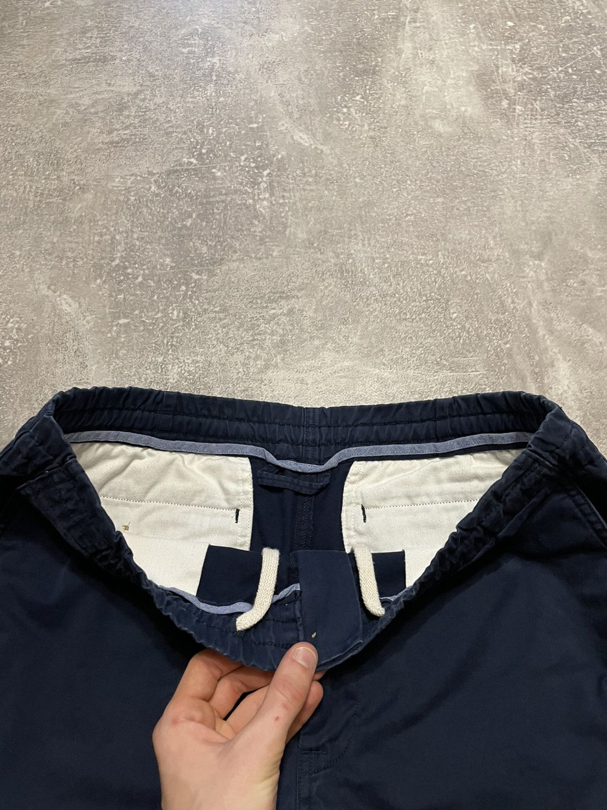 Polo Ralph Lauren × Vintage Vintage Polo Ralph Lauren Navy Blue Cotton Shorts Size 32 Size US 32 / EU 48 - 8 Thumbnail