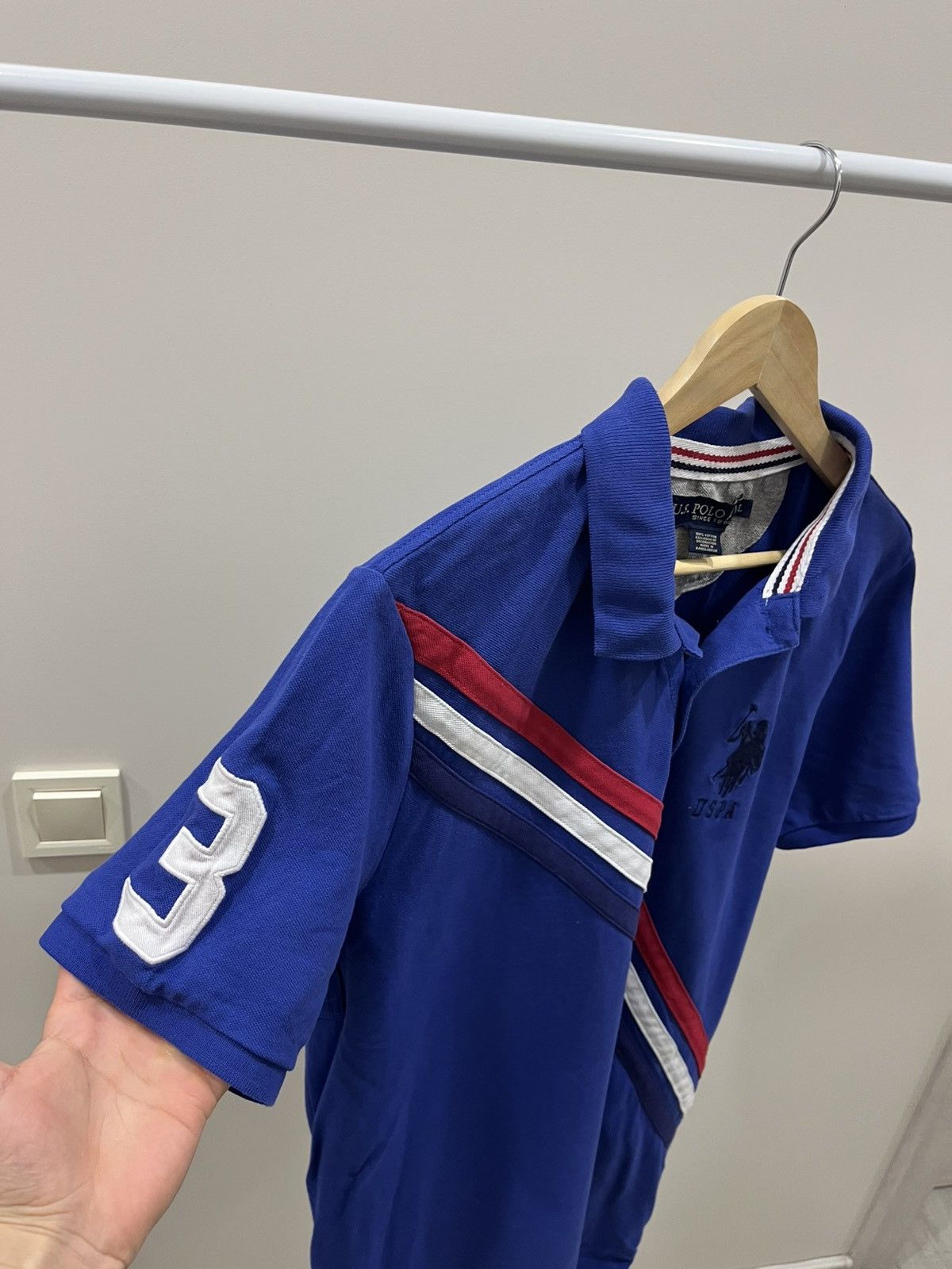 Vintage VINTAGE POLO RALPH LAUREN RUGBY 3 BIG PONY Polos T- shirt Size US L / EU 52-54 / 3 - 2 Thumbnail