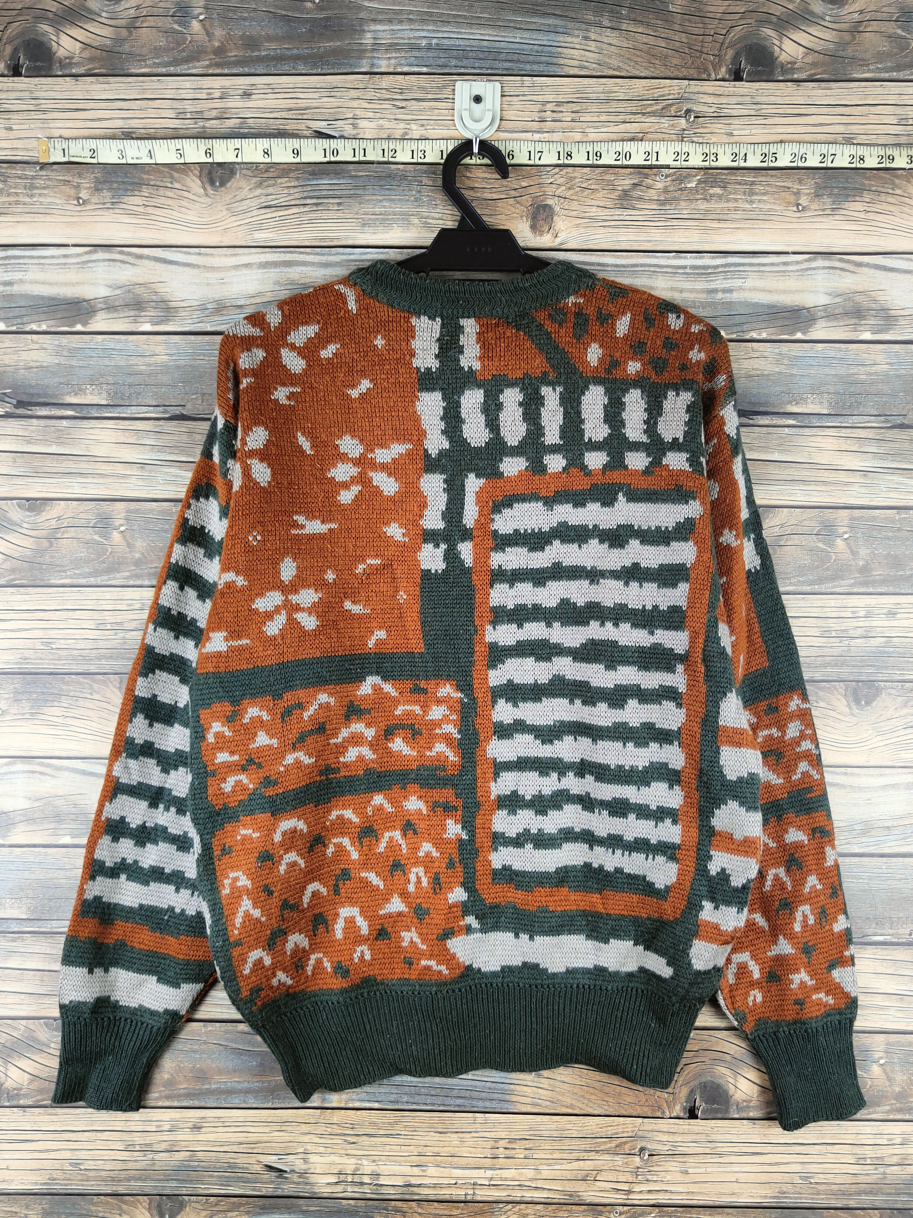 Japanese Brand DL Mackinaws Olive Brown Knitwear Sweatshirts #46-388 Size US M / EU 48-50 / 2 - 7 Thumbnail