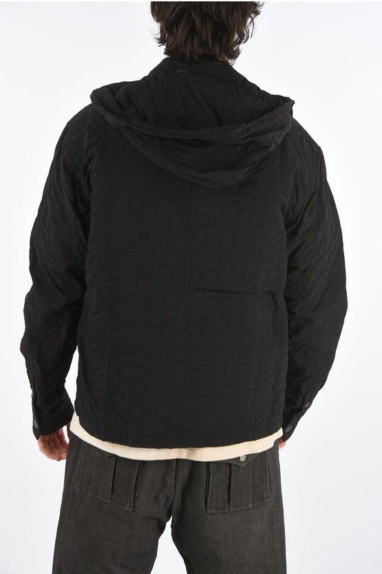 A-COLD-WALL* × Diesel NEW Archive RARE Diesel X ACW Black Quilted Hooded Jacket L Size US L / EU 52-54 / 3 - 12 Thumbnail