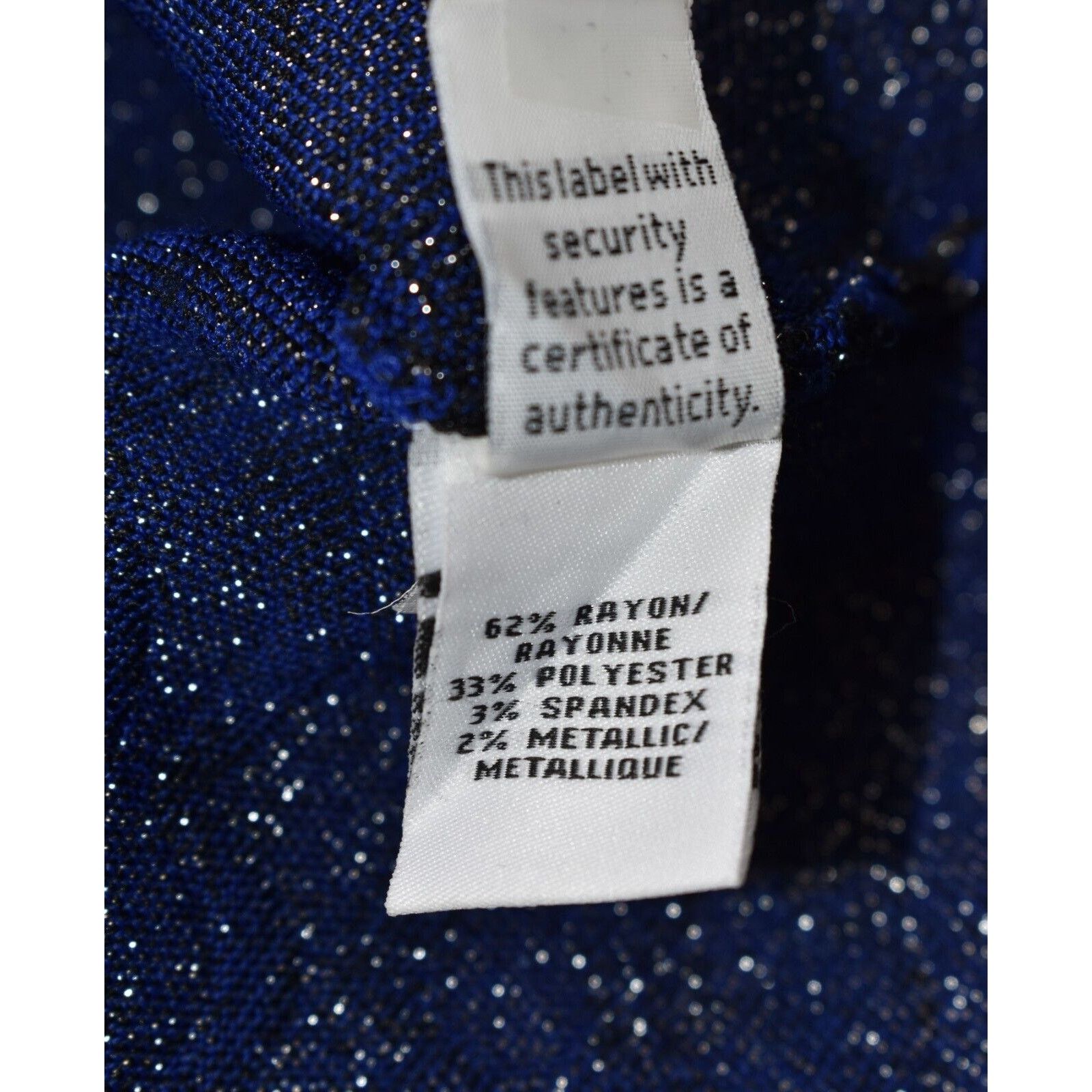 Diane von Furstenberg DIANE VON FURSTENBERG Blue Scalloped Knit Fit Flare Dress P Size S / US 4 / IT 40 - 7 Thumbnail