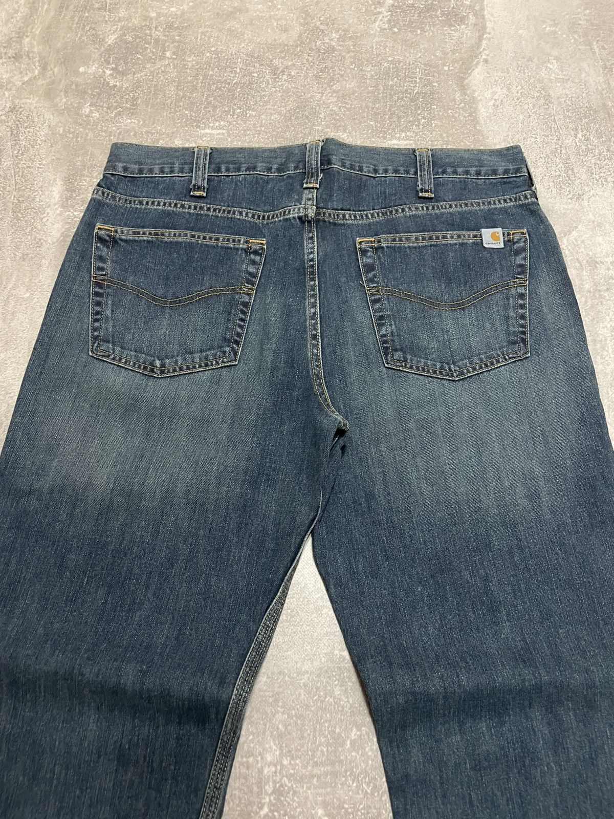 Carhartt × Denime × Vintage Vintage Carhartt Relaxed Straight Denim Jeans 36/34 Size US 36 / EU 52 - 2 Thumbnail