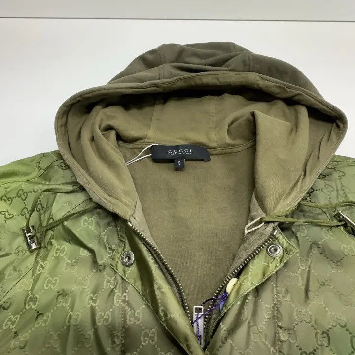 Gucci Gucci Gucci Stylish Hooded Jacket in Olive Green -2506 Size US S / EU 44-46 / 1 - 1 Thumbnail