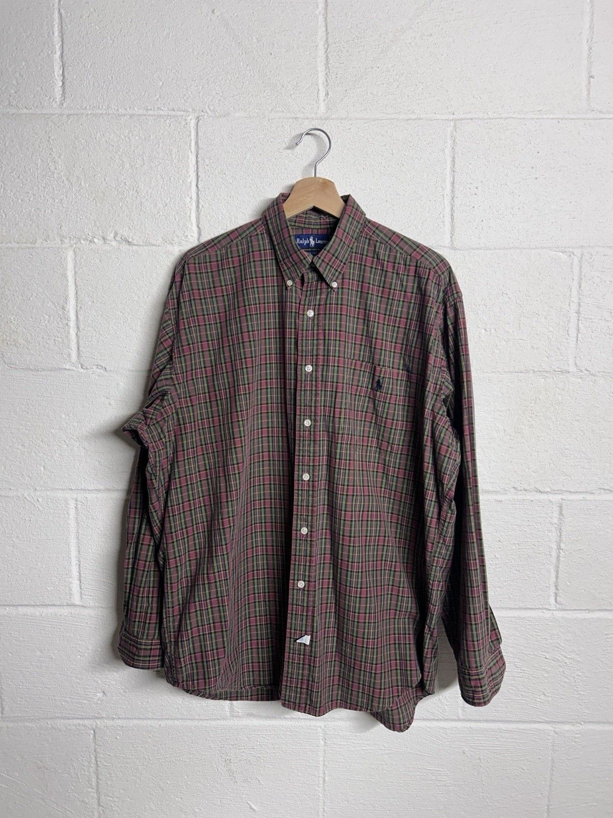 Lauren Ralph Lauren Vintage 90’s Ralph Lauren Plaid Button Up Shirt Preppy Size US L / EU 52-54 / 3 - 1 Thumbnail