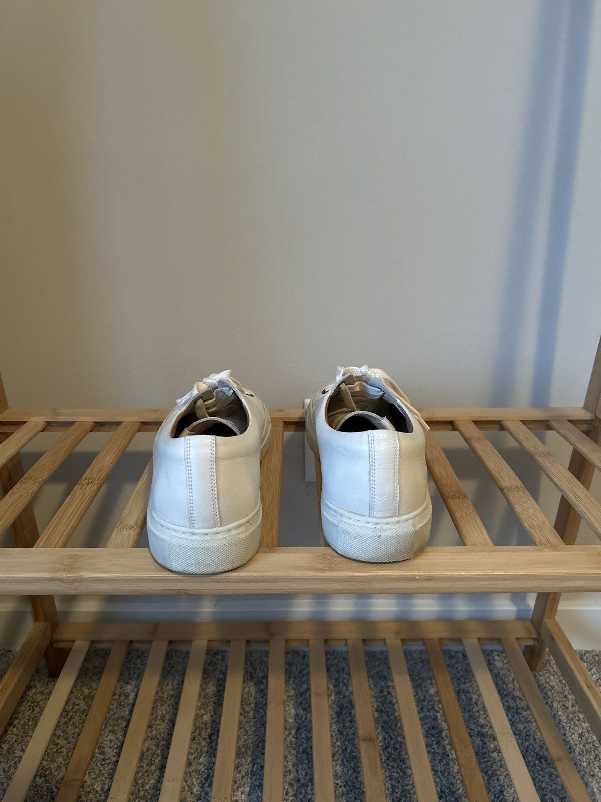 Buttero Buttero Cream Leather Shoes 11 US Mens Size US 11 / EU 44 - 4 Thumbnail