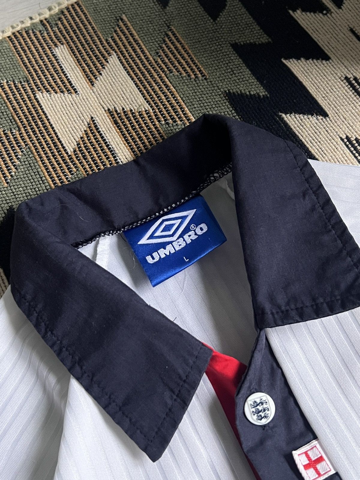 Umbro Vintage England 1997/99 National Umbro Home Jersey Size US L / EU 52-54 / 3 - 11 Thumbnail