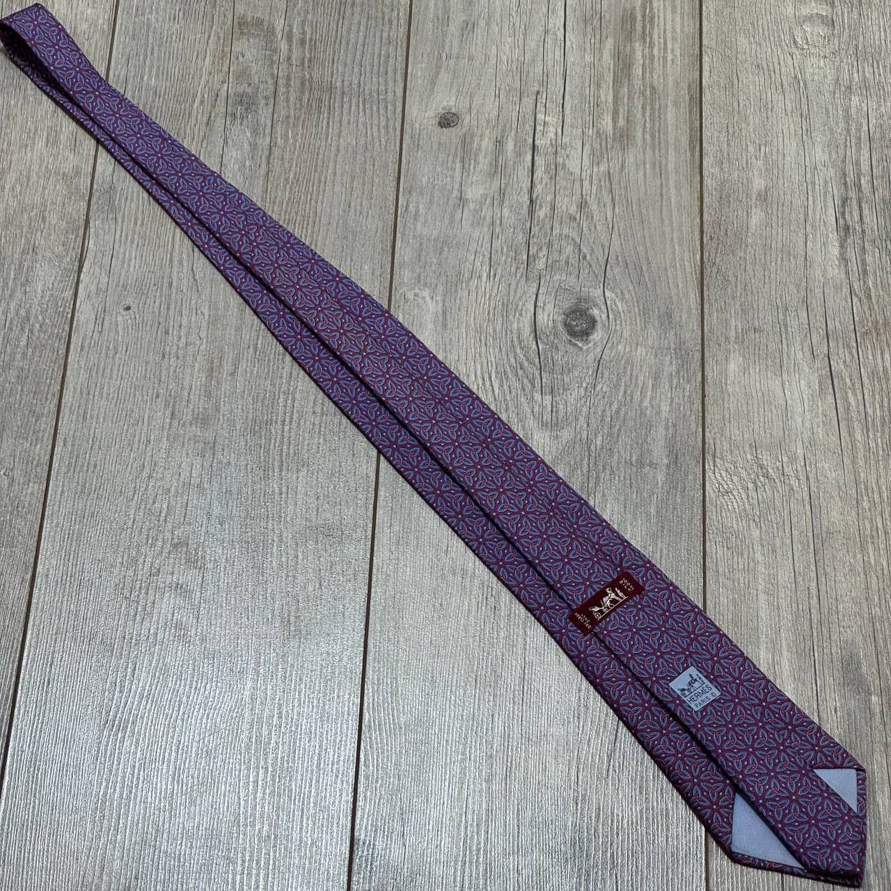 Hermes HERMES Silk Tie Size ONE SIZE - 5 Thumbnail