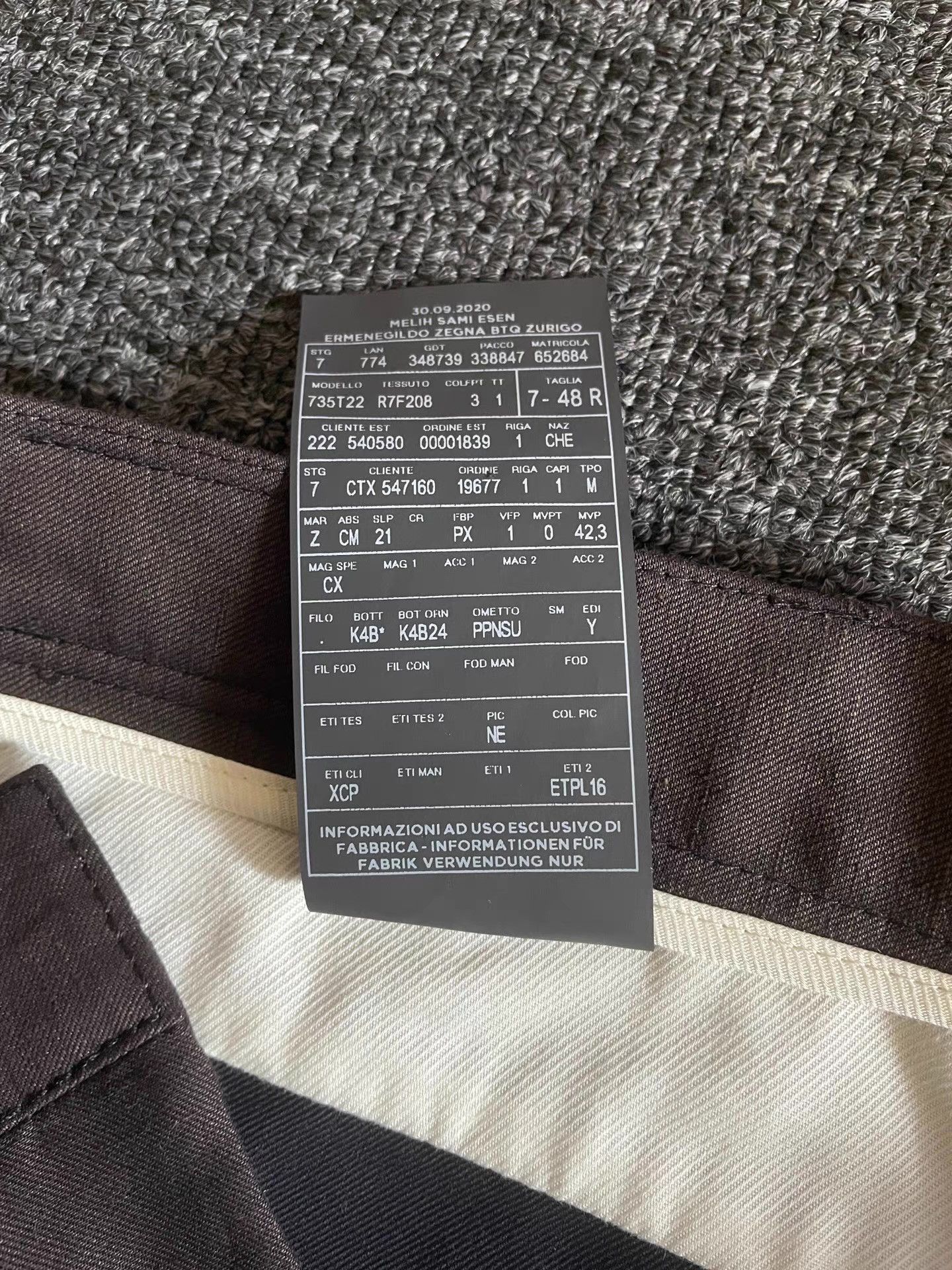 Ermenegildo Zegna Ermenegildo Zegna mainline trousers, Size US 32 / EU 48 - 7 Thumbnail