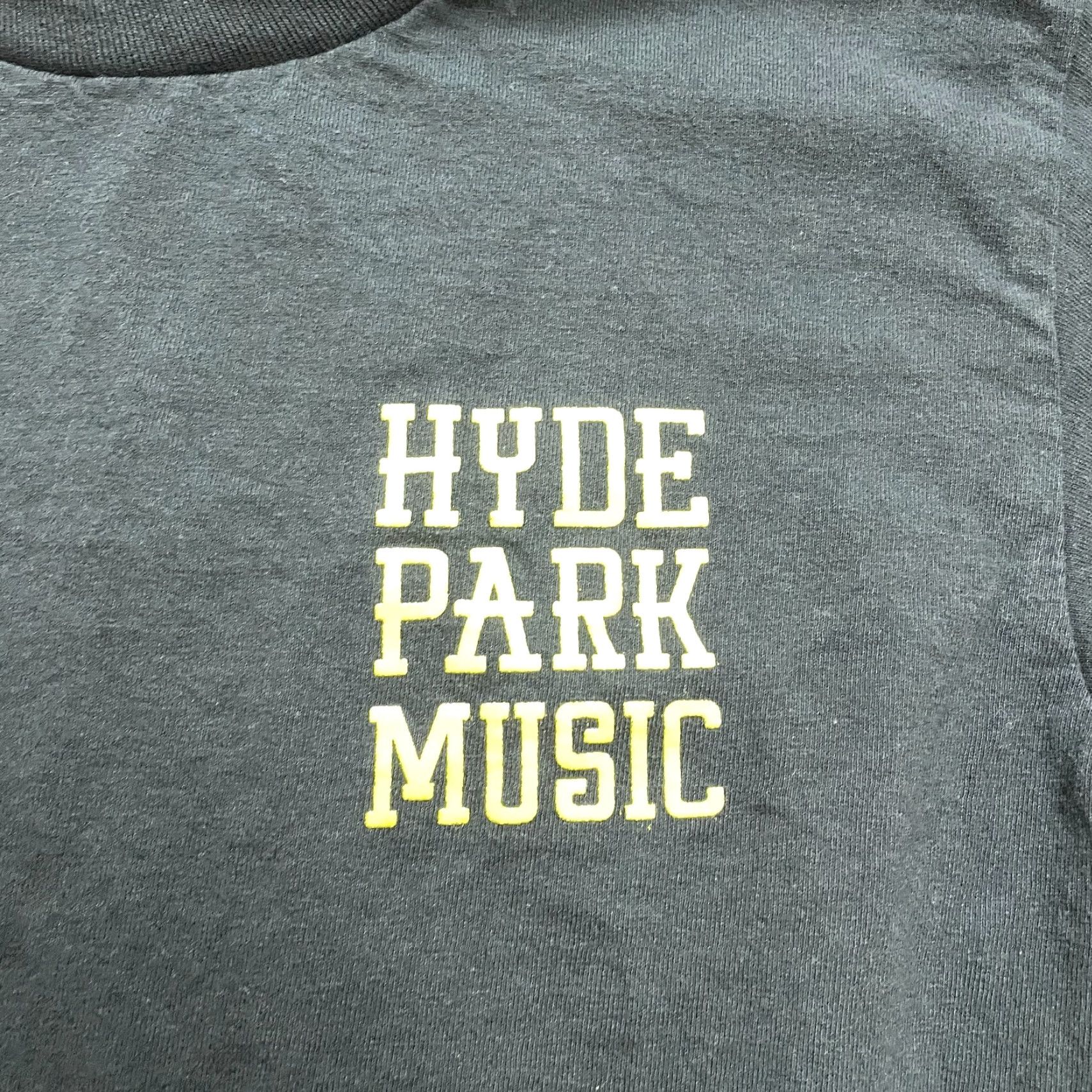 Vintage Hyde Park Music Shirt Adult Small Black Long Sleeve Cotton I Love Band Heart Size S / US 4 / IT 40 - 2 Thumbnail