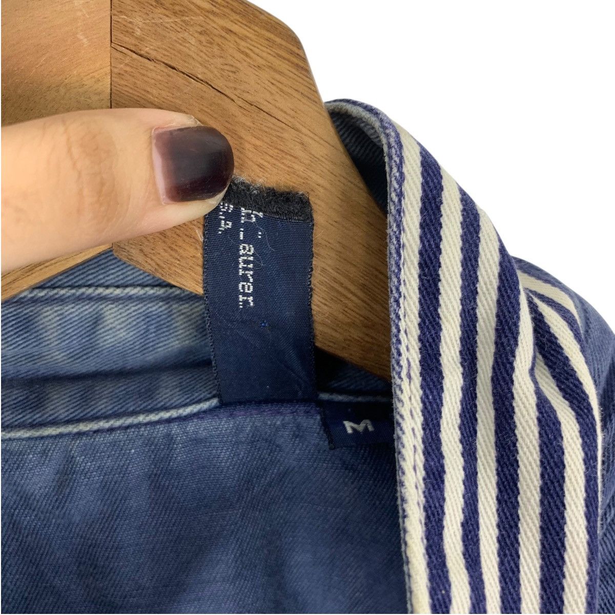 Polo Ralph Lauren Vintage 80’ POLO RALPH LAUREN Indigo Denim Jeans Jacket Size US M / EU 48-50 / 2 - 11 Thumbnail