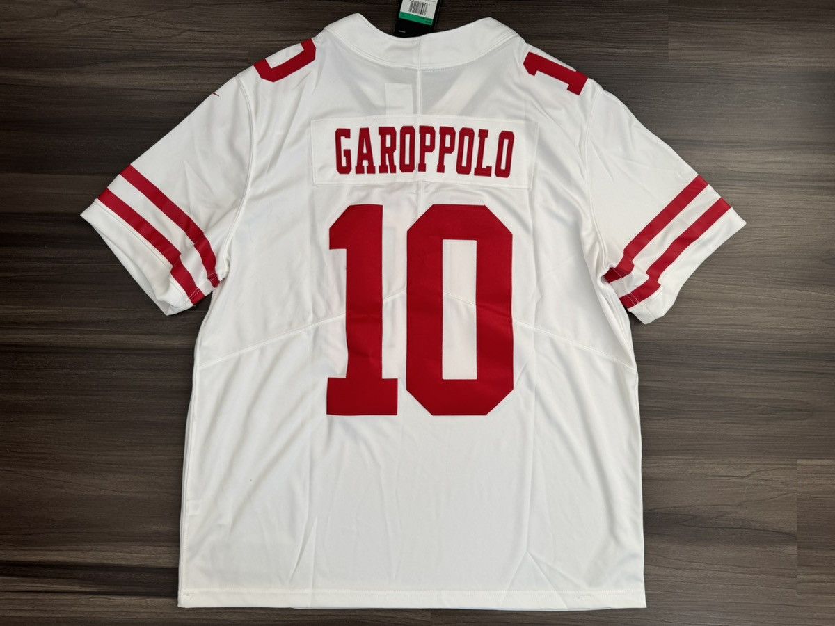 Nike Jimmy Garoppolo #10 SF 49ers NFL Vapor Elite Away Jersey Size US XL / EU 56 / 4 - 8 Thumbnail