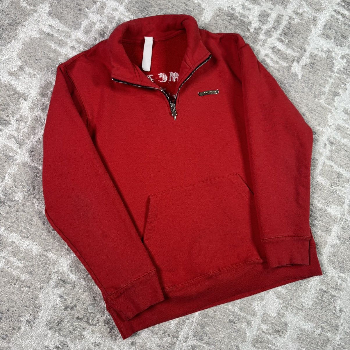 Chrome Hearts King taco triple cross embroidered quarter zip pullover Size US M / EU 48-50 / 2 - 16 Thumbnail