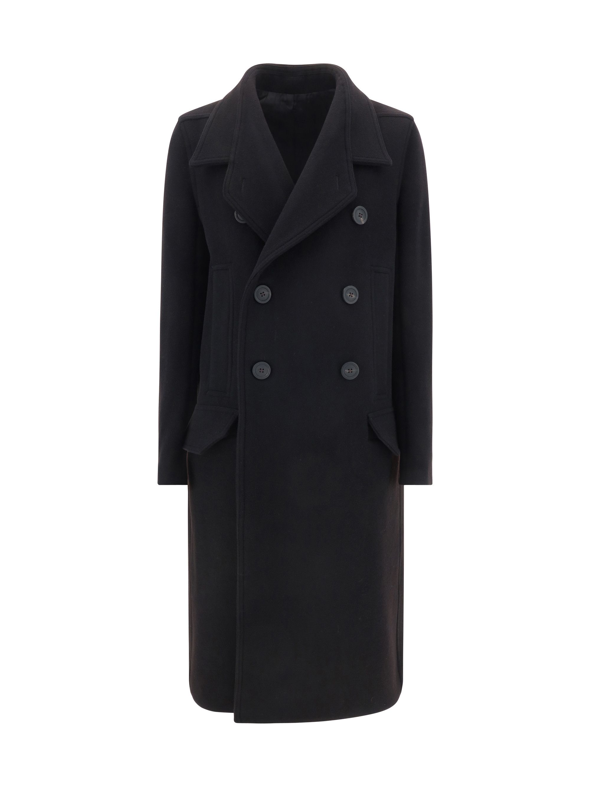 Rick Owens Officer Coat Size S / US 4 / IT 40 - 1 Thumbnail