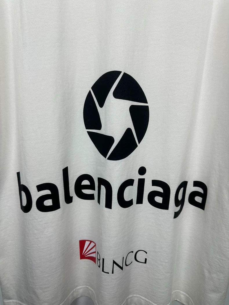 Balenciaga Balenciaga White op league racing badge short sleeve 2502-N Size US L / EU 52-54 / 3 - 7 Thumbnail