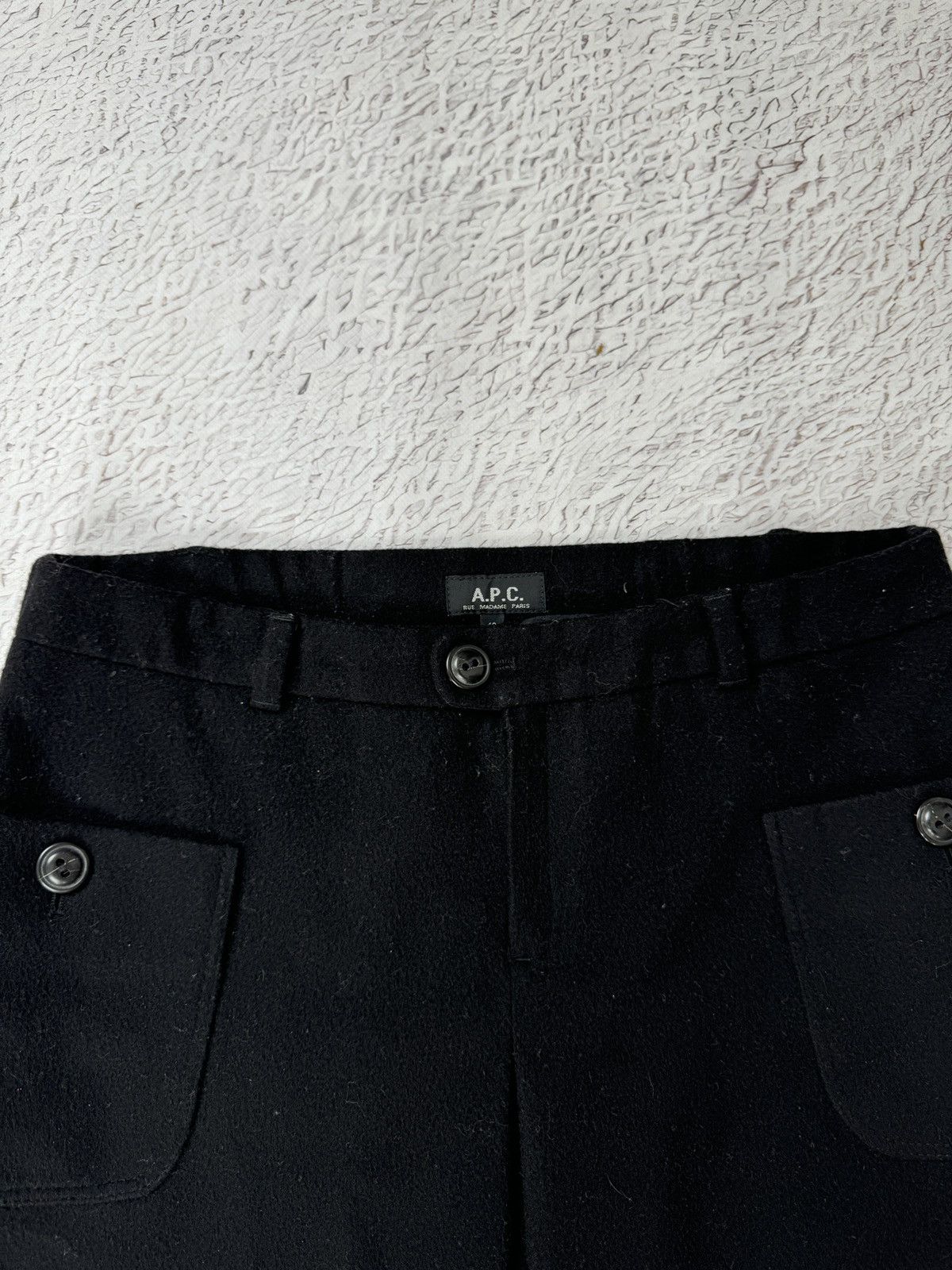 A.P.C. × Japanese Brand A.P.C Rue Madame Paris Japanese market wool skirt size 40 Size 28" / US 6 / IT 42 - 5 Thumbnail