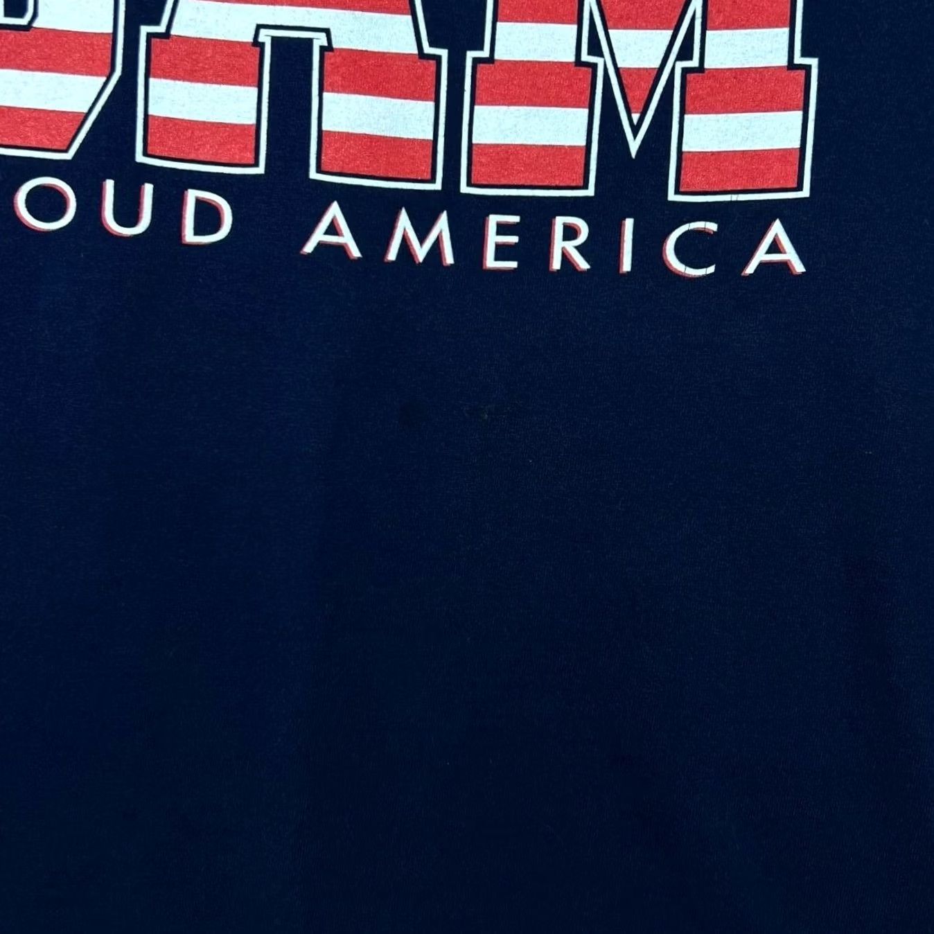Gildan Vintage Hoover Dam "Proud America" USA Tourist Graphic Navy Blue T-Shirt XL Size US XL / EU 56 / 4 - 5 Thumbnail