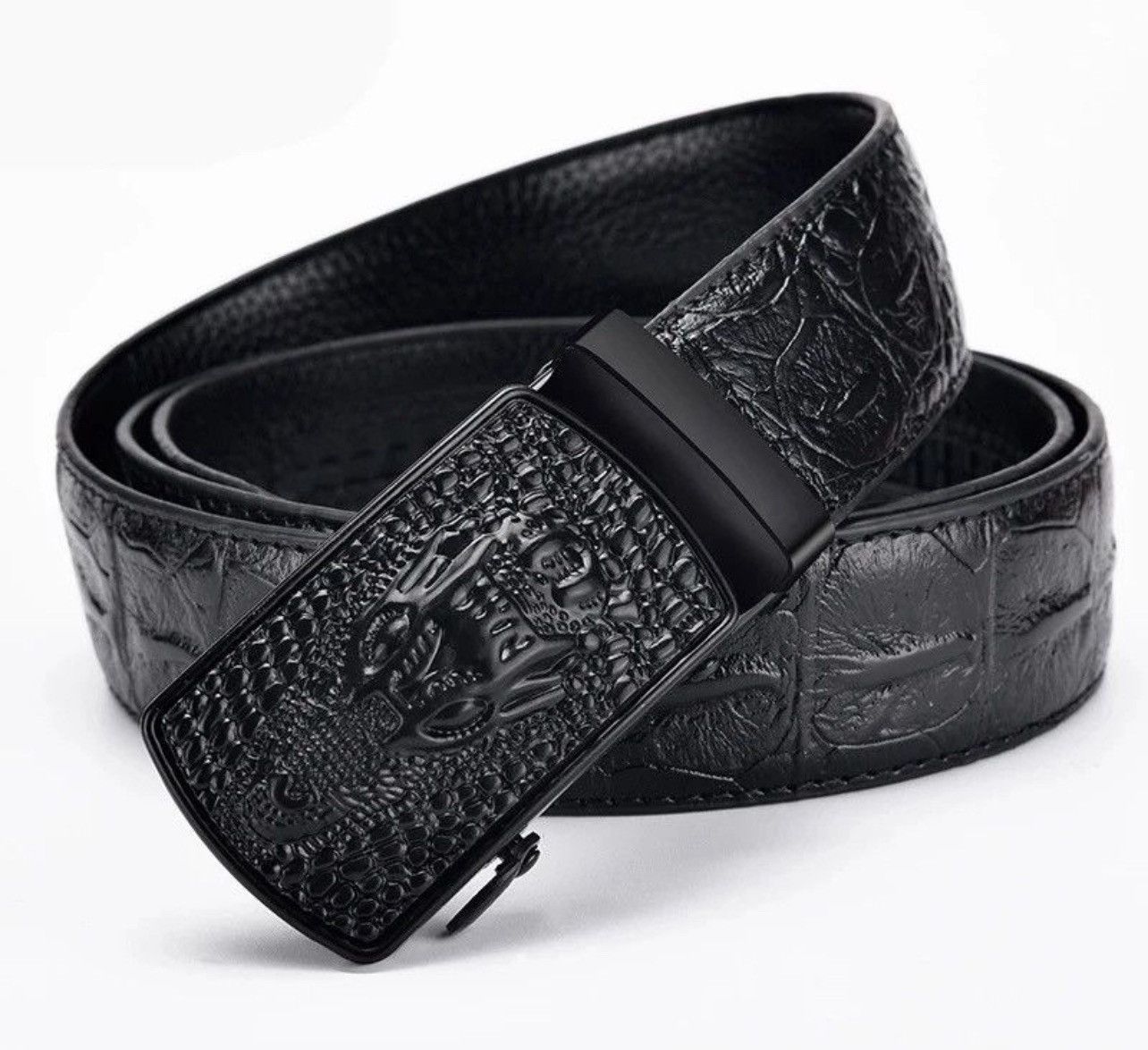 Japanese Brand × Leather Croc 110 Cm Belt Size ONE SIZE - 1 Thumbnail