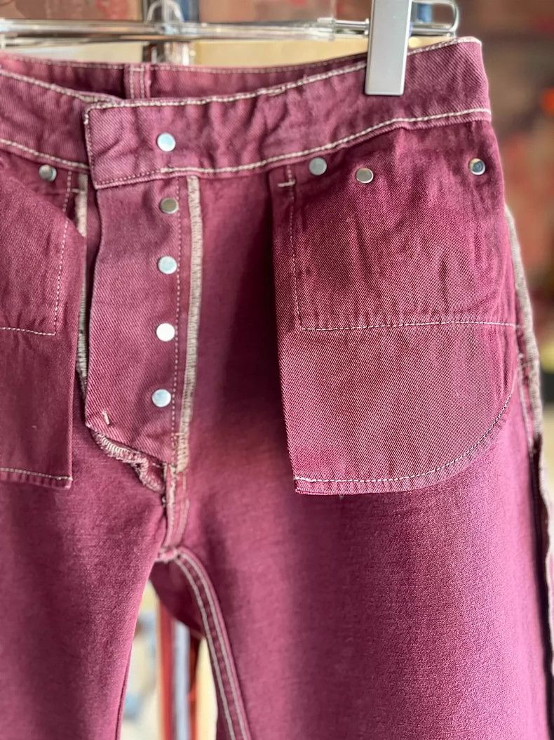 Our Legacy our legacyRed salmon-coloured jeans, high-waisted wide-leg Size US 26 / EU 42 - 6 Thumbnail
