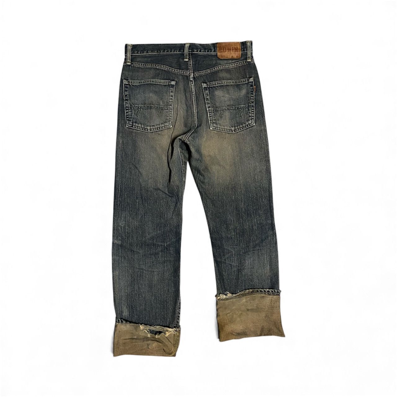 Edwin Vintage Edwin 505zx Mud Wash Selvedge Distressed Jeans Size US 32 / EU 48 - 3 Thumbnail