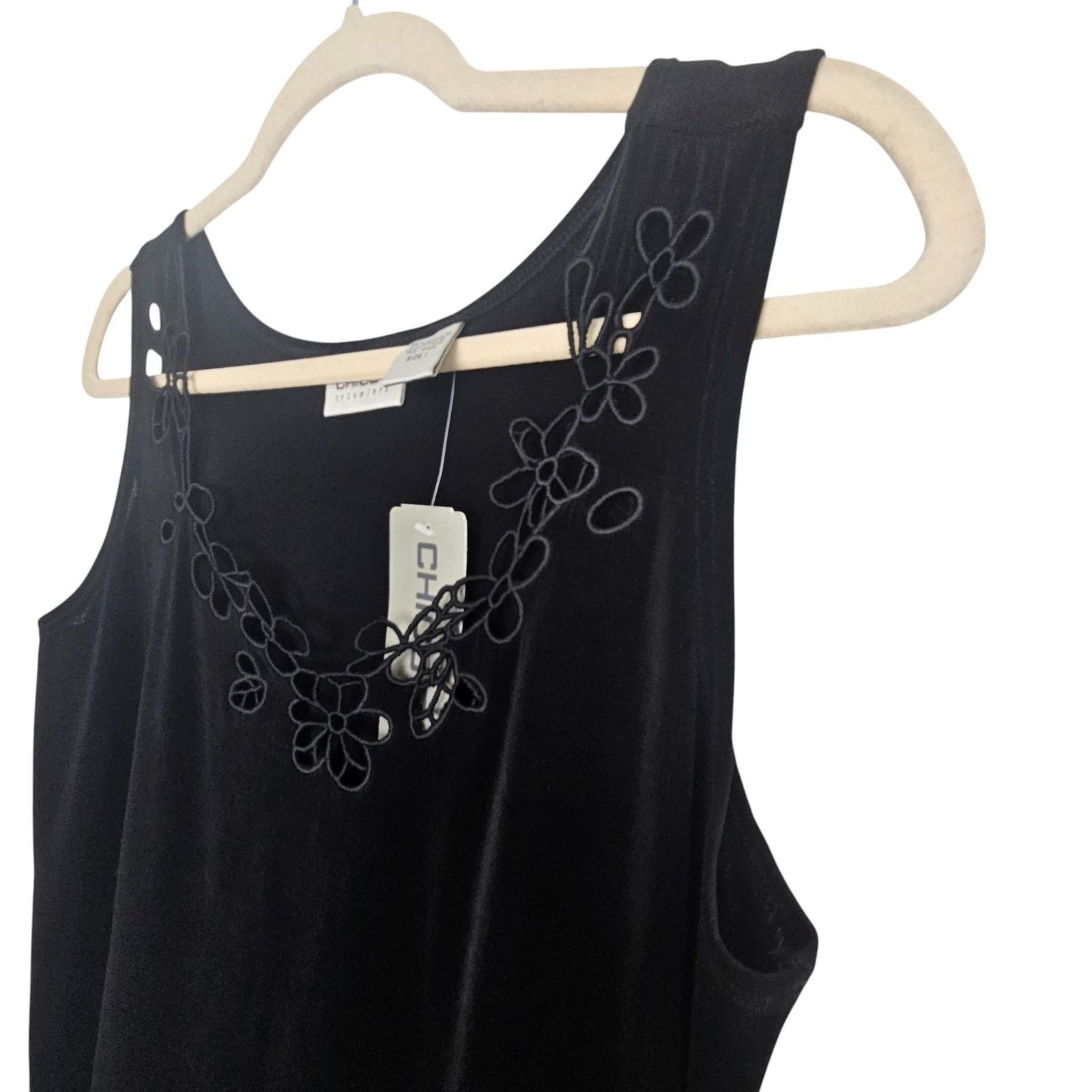 Chicos Chicos Travelers Womens Iona Tank Top M Classic Minimalist Size M / US 6-8 / IT 42-44 - 4 Thumbnail