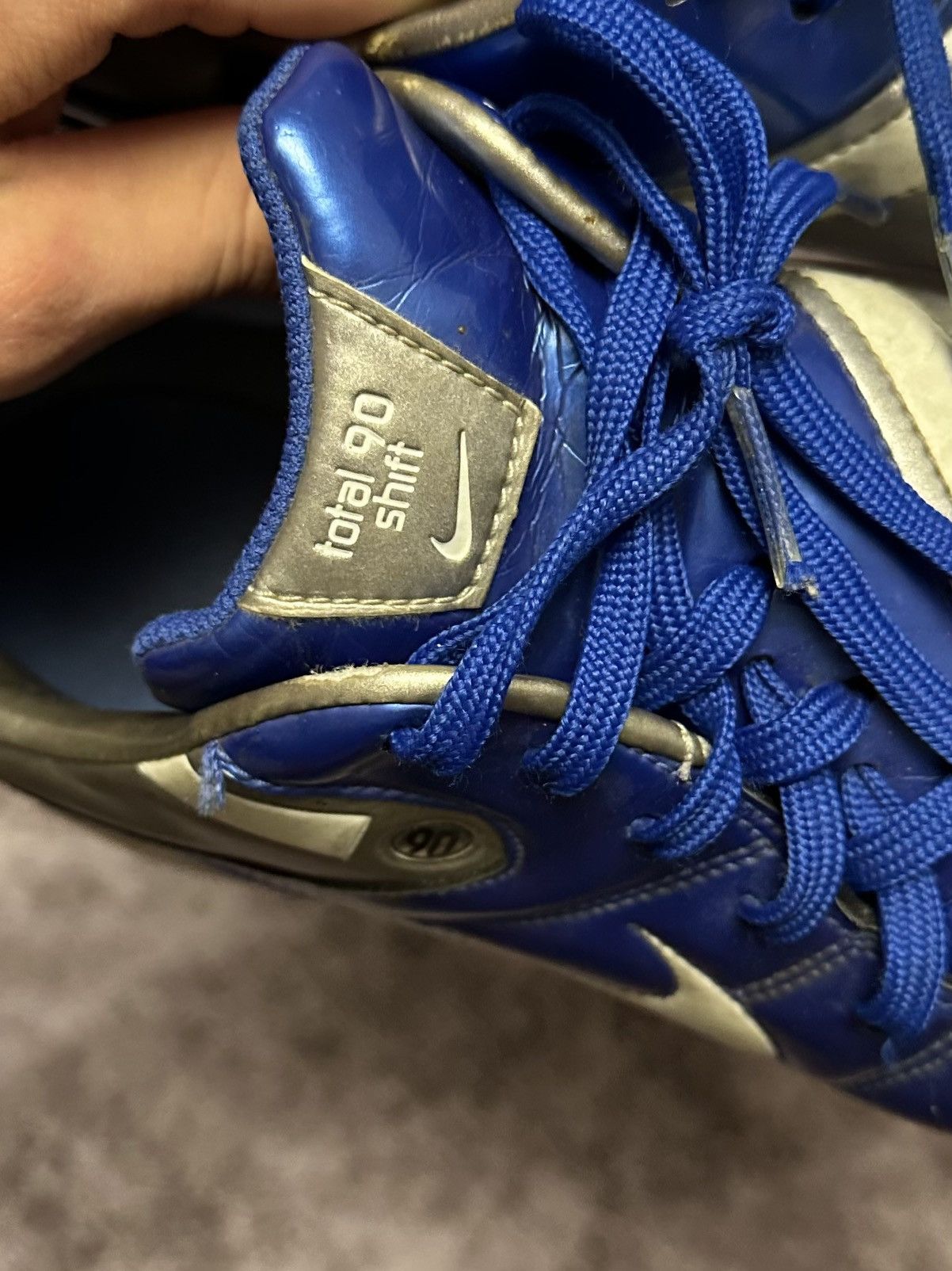 A.P.C. × Nike Vintage Nike Total 90 Football Shoes Indoor Soccer US Men 11 Size US 11 / EU 44 - 7 Thumbnail