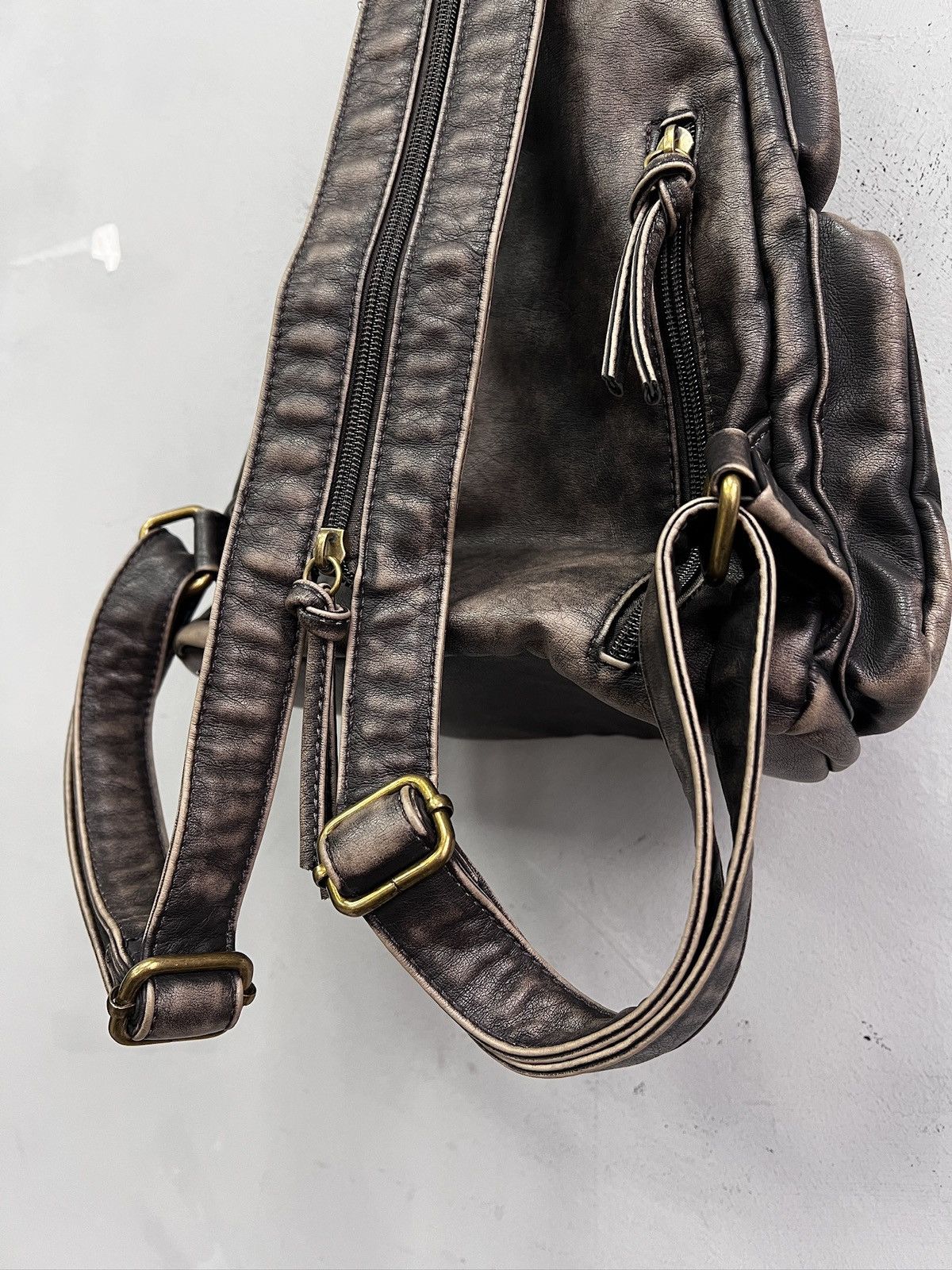 If Six Was Nine leather multipocket kmrii style avant garde yohji yamamoto Size ONE SIZE - 9 Thumbnail