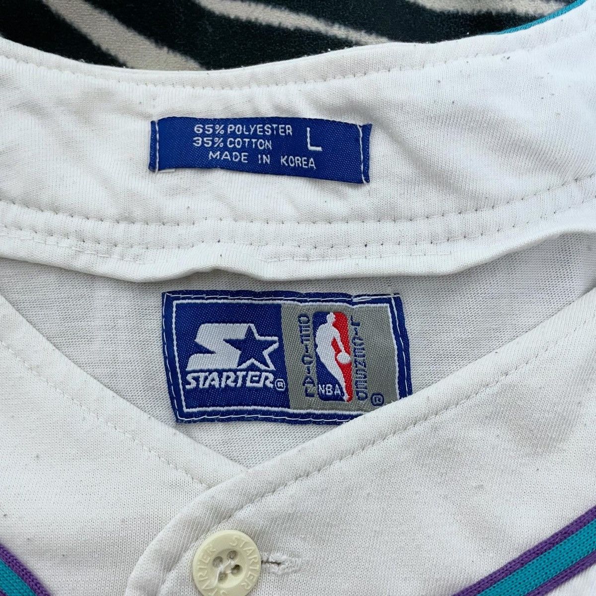 Starter Hornets Starter basketball vintage nba jersey Size US L / EU 52-54 / 3 - 3 Thumbnail