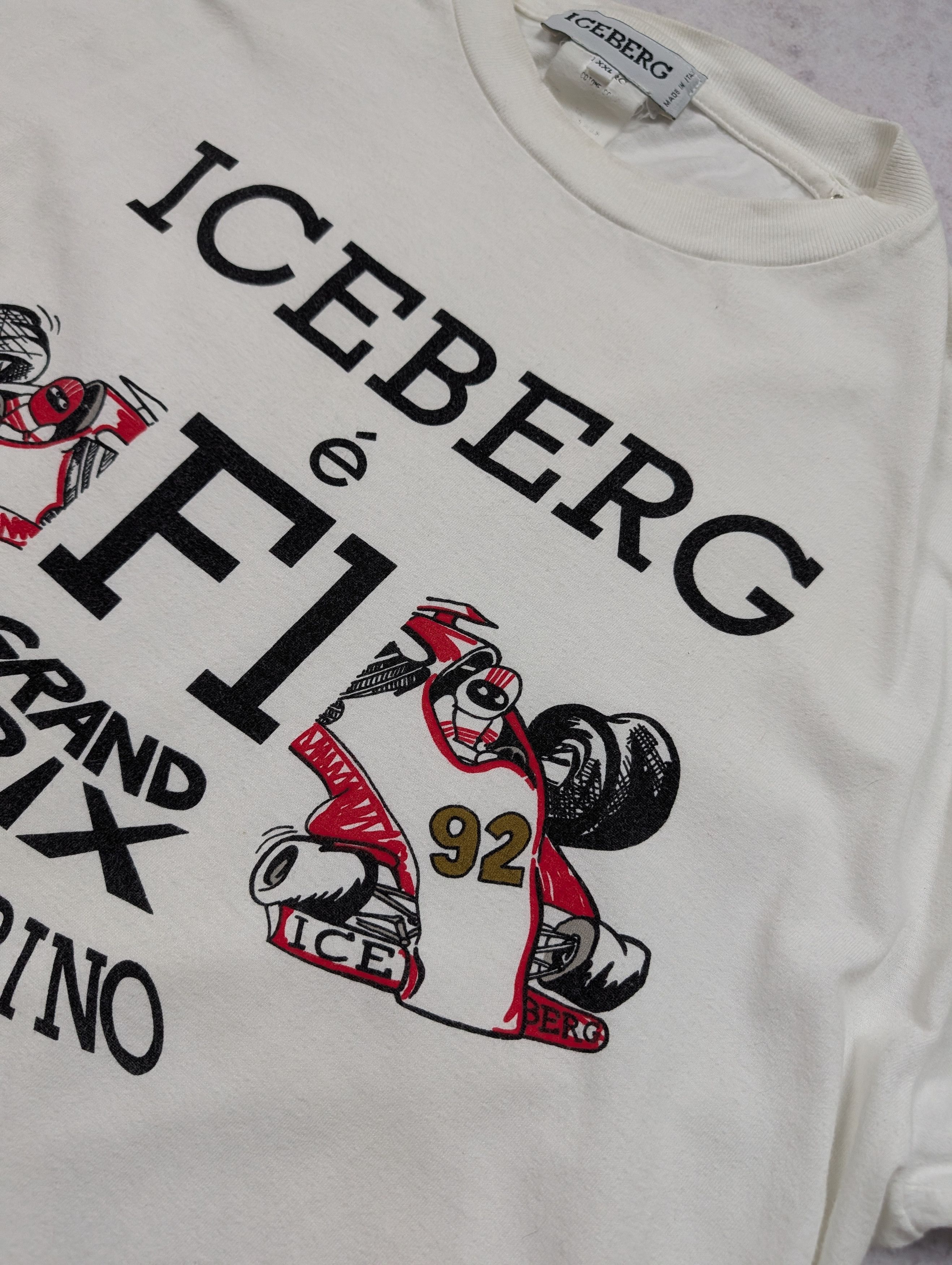 Iceberg Iceberg F1 Grand Prix San Marino 1992 Vintage 90s Size US XXL / EU 58 / 5 - 3 Thumbnail