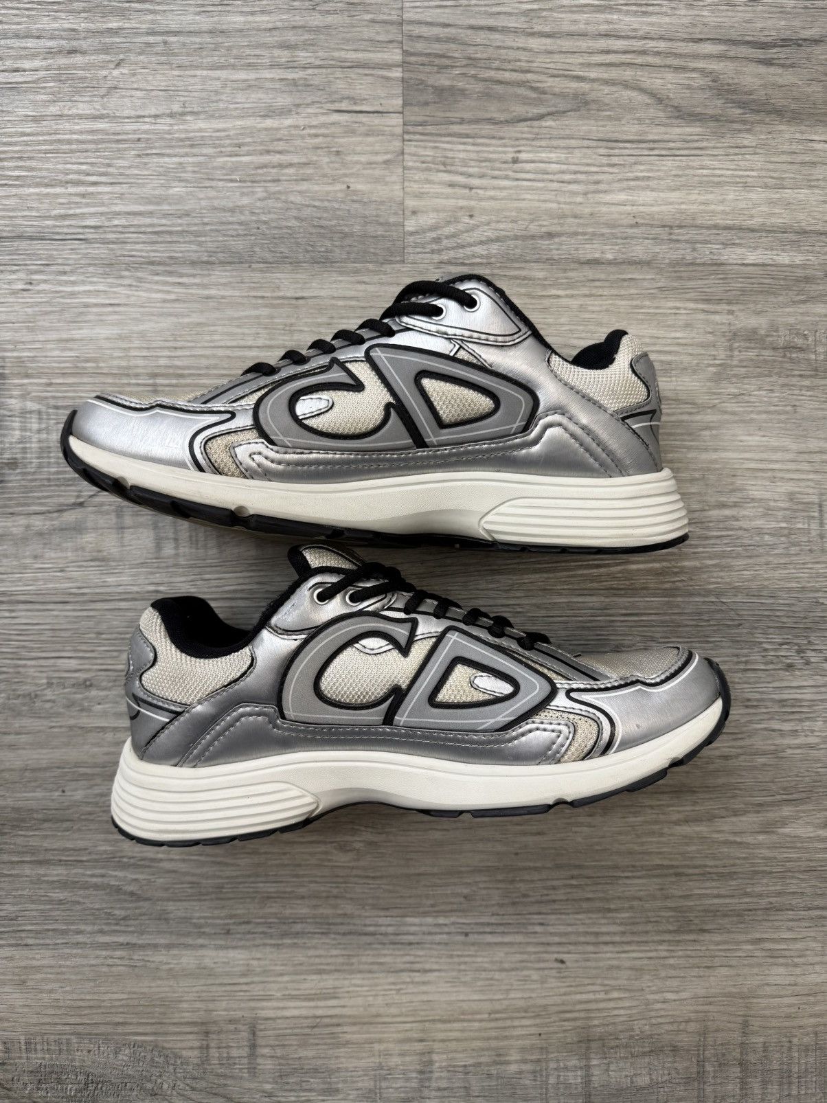 Dior Dior B30 Silver/White Size US 9 / EU 42 - 4 Thumbnail