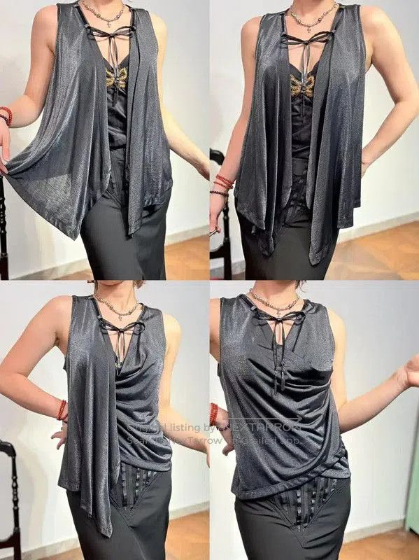 Balmain Balmain Black Sleeveless Summer Top for Women . Size S / US 4 / IT 40 - 2 Thumbnail