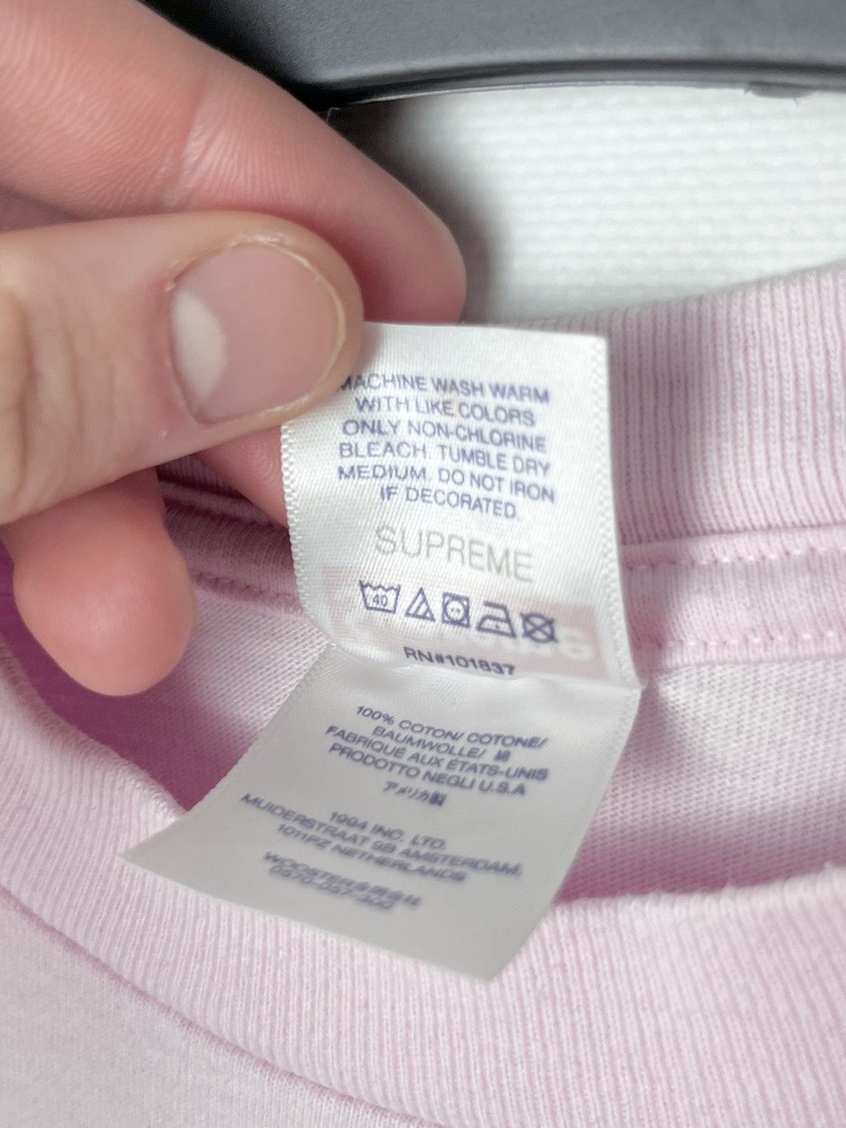 Supreme Supreme League T-Shirt Light Pink SS23 Size US S / EU 44-46 / 1 - 7 Thumbnail