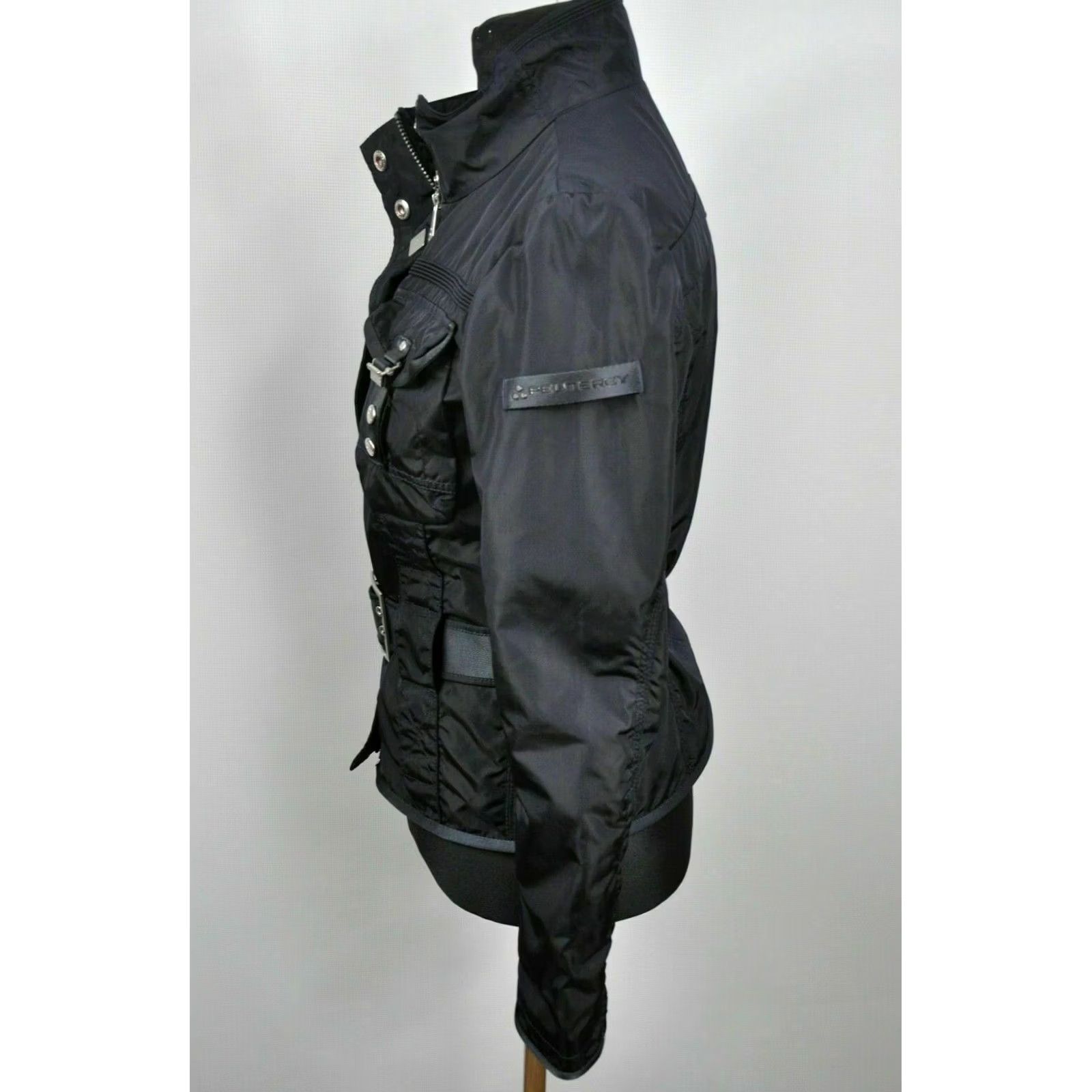 Peuterey Peuterey Women's Trench Coat Short Nylon Navy 46 XS? Size 32" / US 10 / IT 46 - 2 Thumbnail