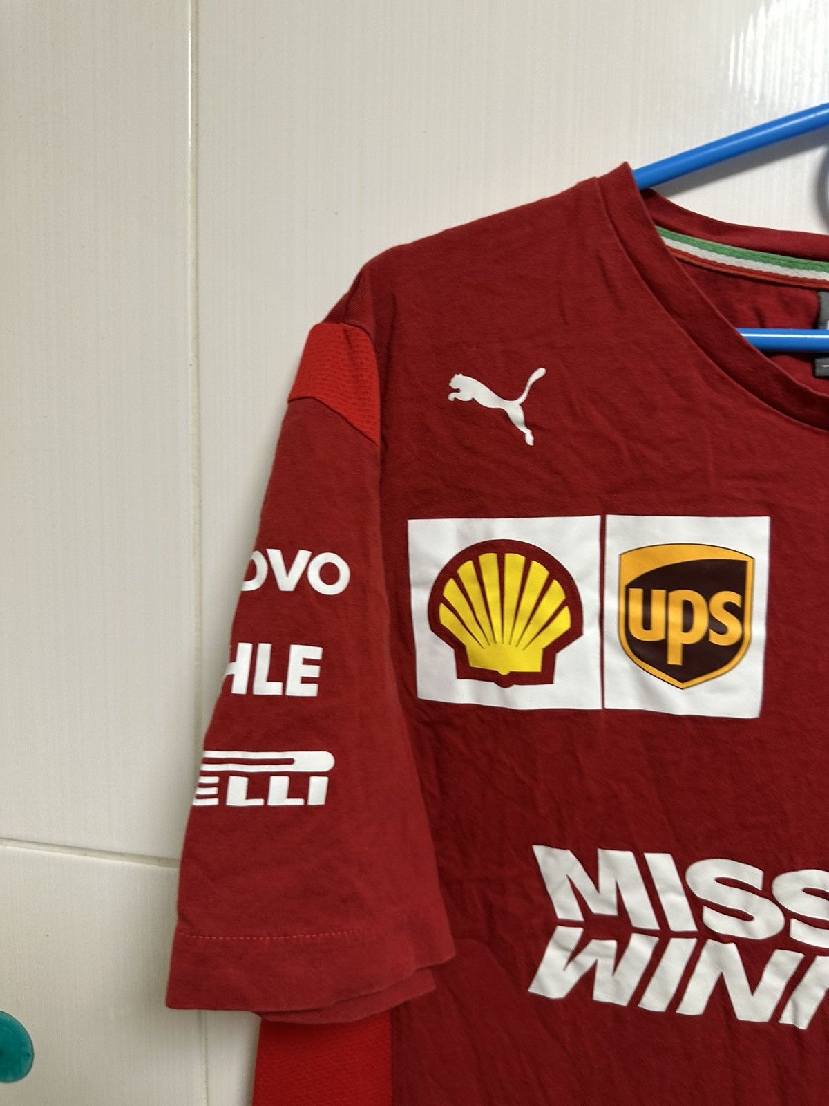 Ferrari × Formula 1 Puma Scuderia Ferrari Racing T shirt Mission Winnow Size US L / EU 52-54 / 3 - 3 Thumbnail
