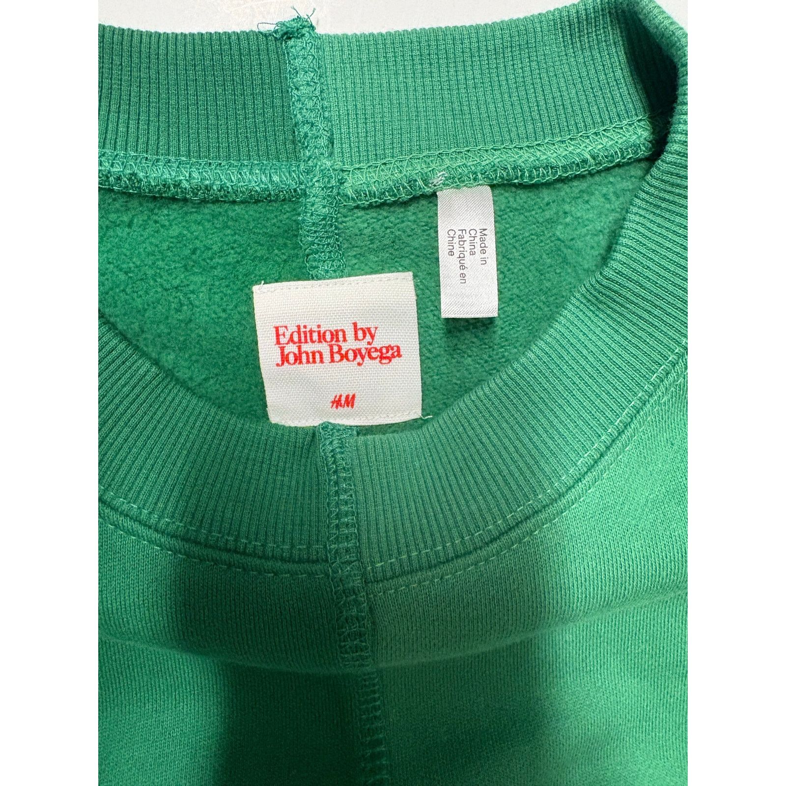 H&M H&M John Boyega crewneck green environmental large Size US L / EU 52-54 / 3 - 2 Thumbnail