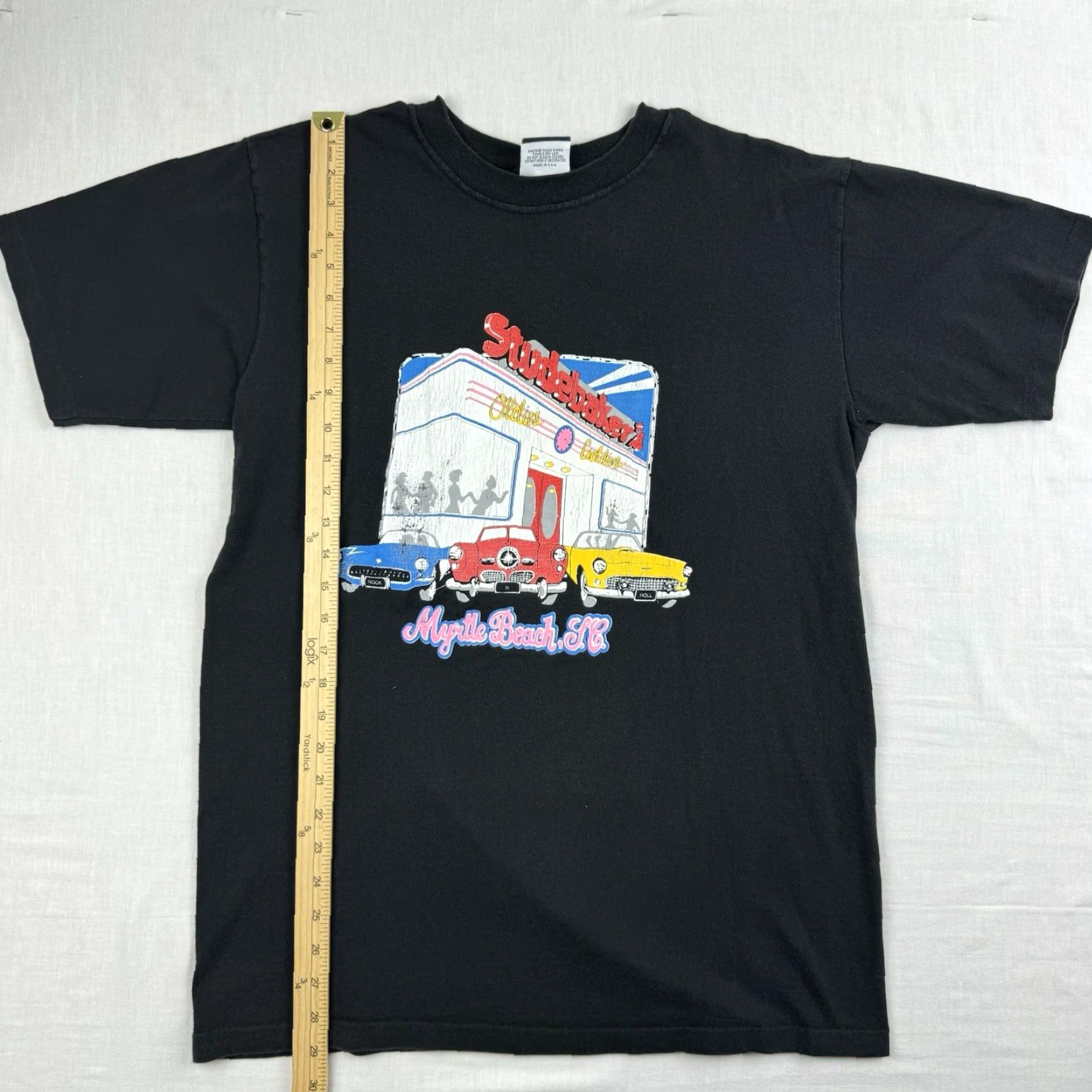 Vintage VINTAGE Fair Park T Shirt Adult Large Black 90s Myrtle Beach Classic Diner Mens Size US L / EU 52-54 / 3 - 7 Thumbnail