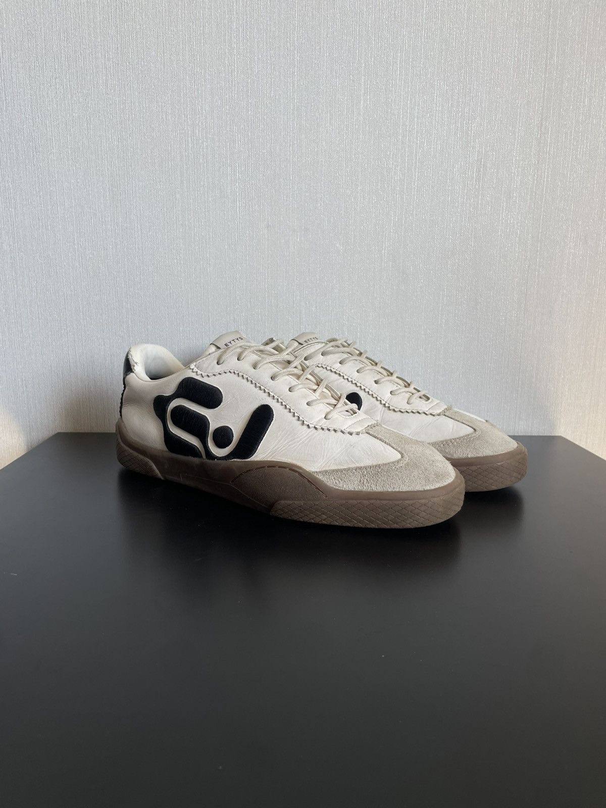 Eytys Eytys Santos Skate Shoes Sneakers Leather White Y2k Size US 10.5 / EU 43-44 - 18 Thumbnail