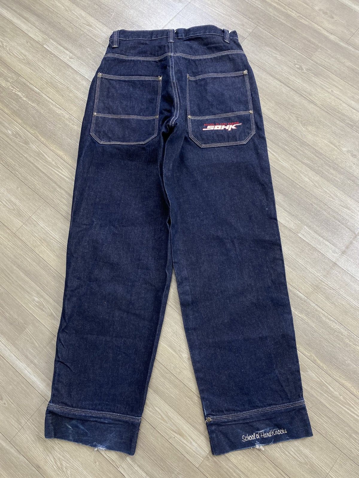 JNCO 2000s JNCO SOHK School of Hard Knocks Baggy Jeans Y2K Size US 30 / EU 46 - 1 Thumbnail