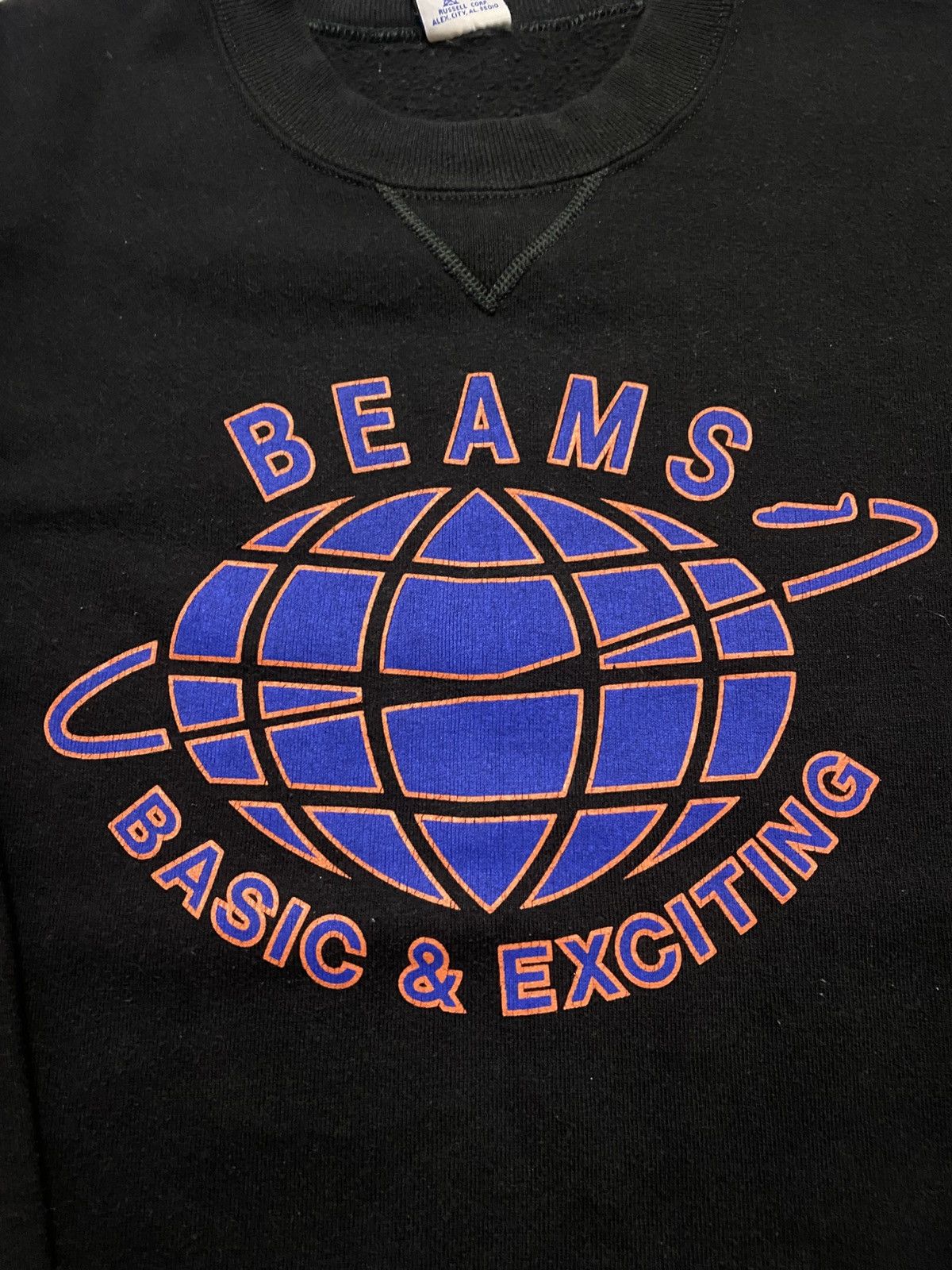 Beams Plus Vintage 90s Black Beams crewneck sweatshirt Size US M / EU 48-50 / 2 - 3 Thumbnail