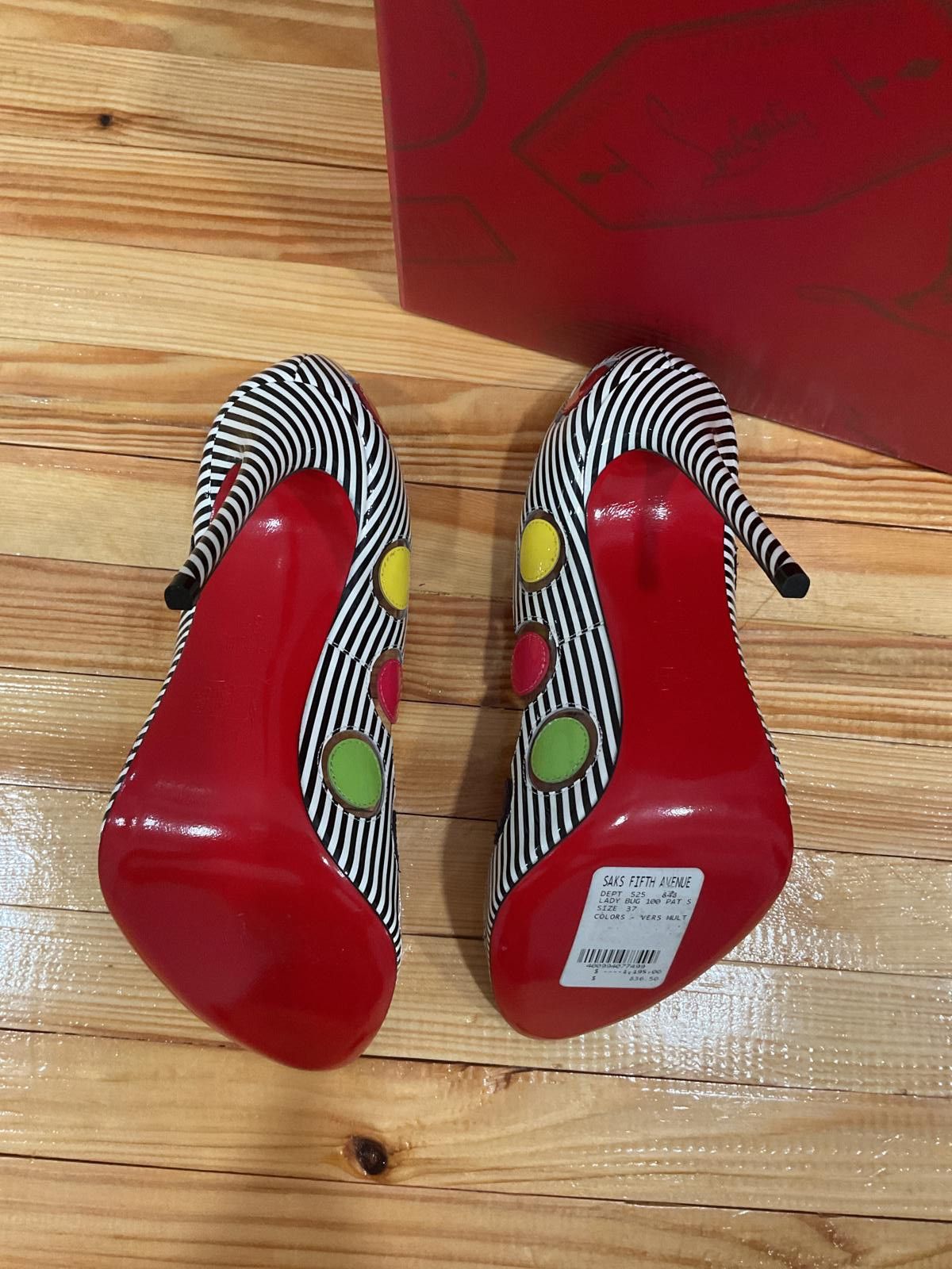 Christian Louboutin Lady Bug Louboutin Heels Size US 7 / IT 37 - 3 Thumbnail