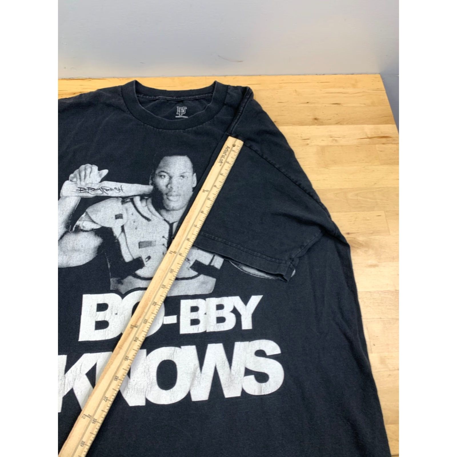 Vintage Bobby Fresh Bo-bby Knows Shirt Men L Black Y2K Graphic Tee Cotton Sportswear/Beach Mens Size US L / EU 52-54 / 3 - 6 Thumbnail