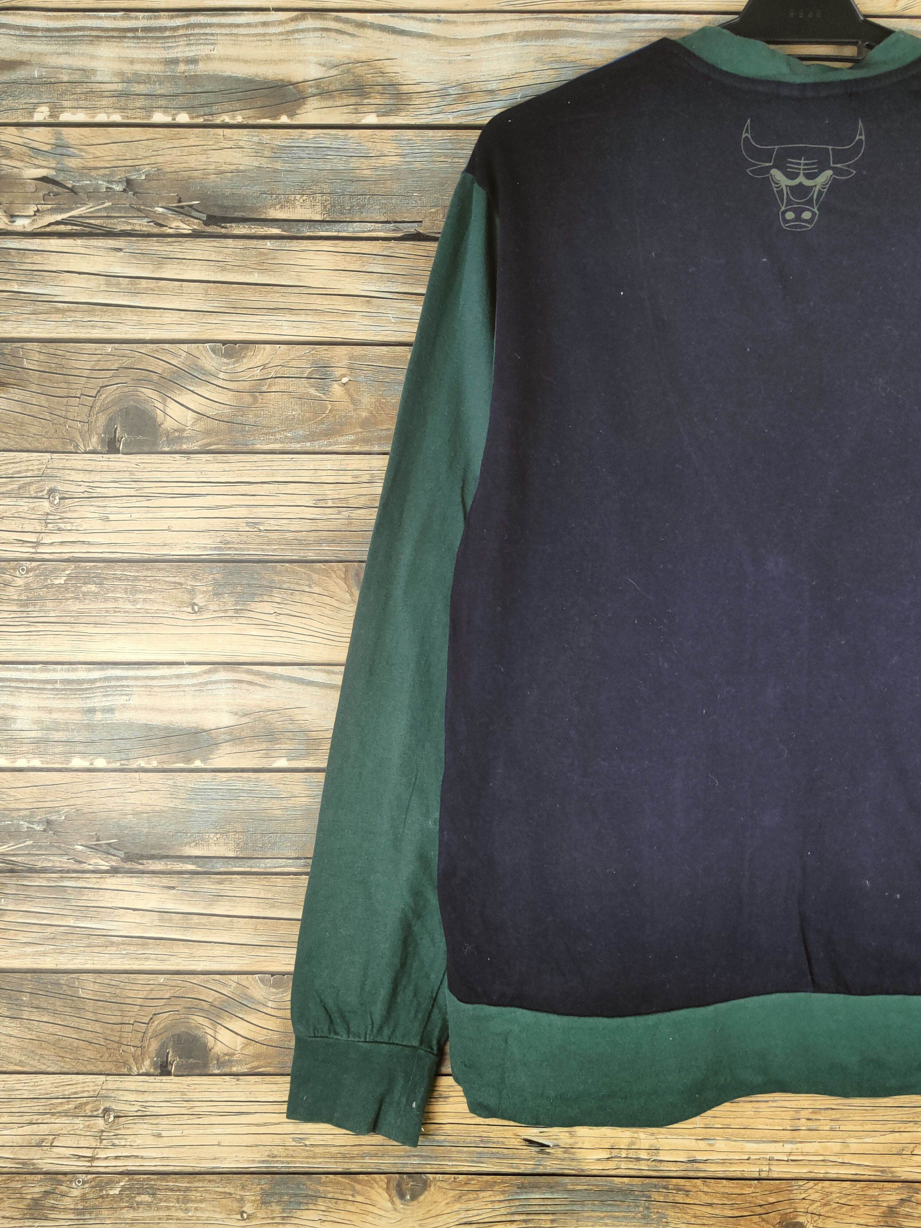 NBA DL NBA chicago bull Blue Green Cardigan #46-108 Size US M / EU 48-50 / 2 - 11 Thumbnail