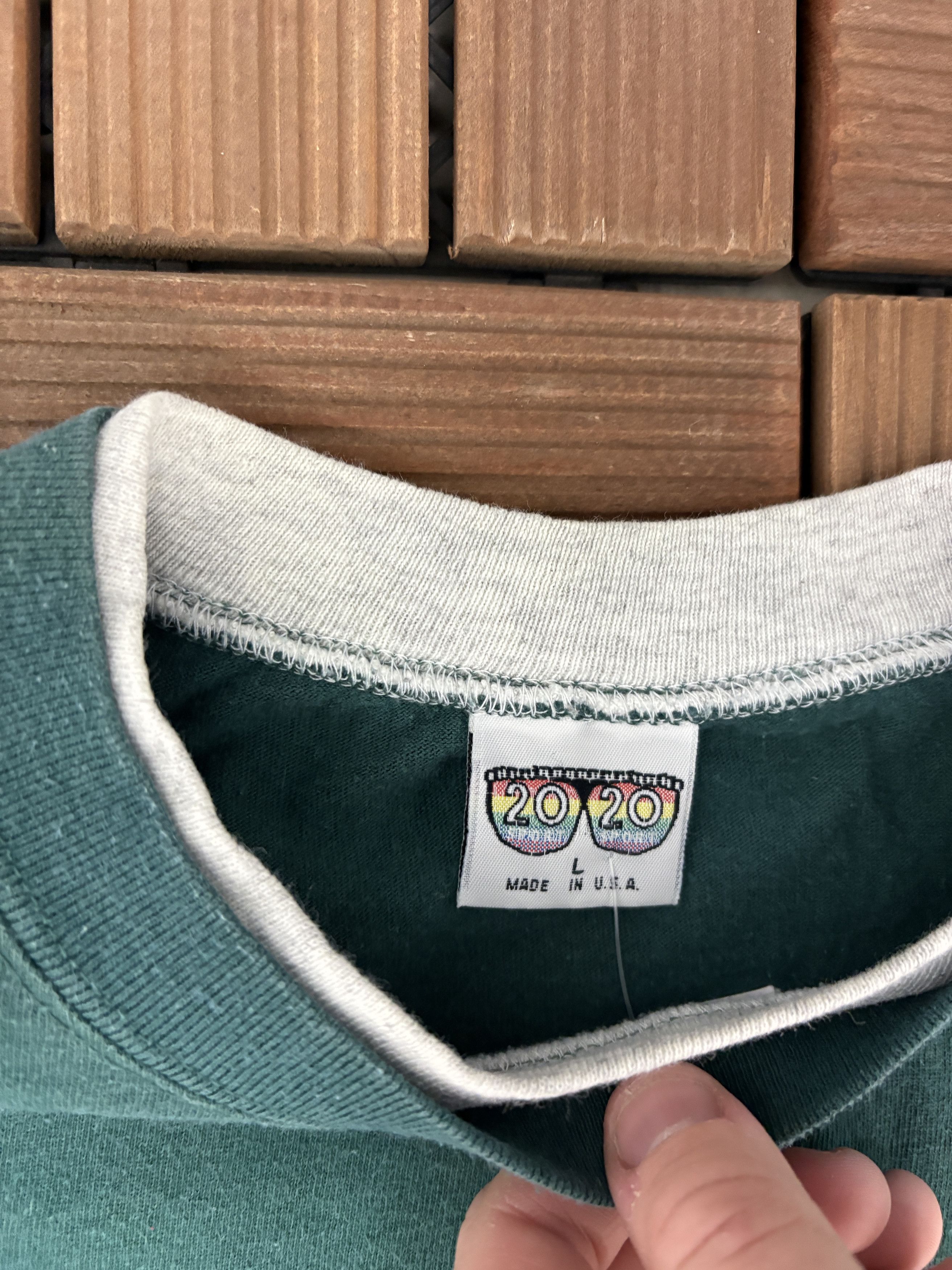Vintage Marshall Thundering Herd Football Vintage Green T-Shirt Tee Size US L / EU 52-54 / 3 - 4 Thumbnail