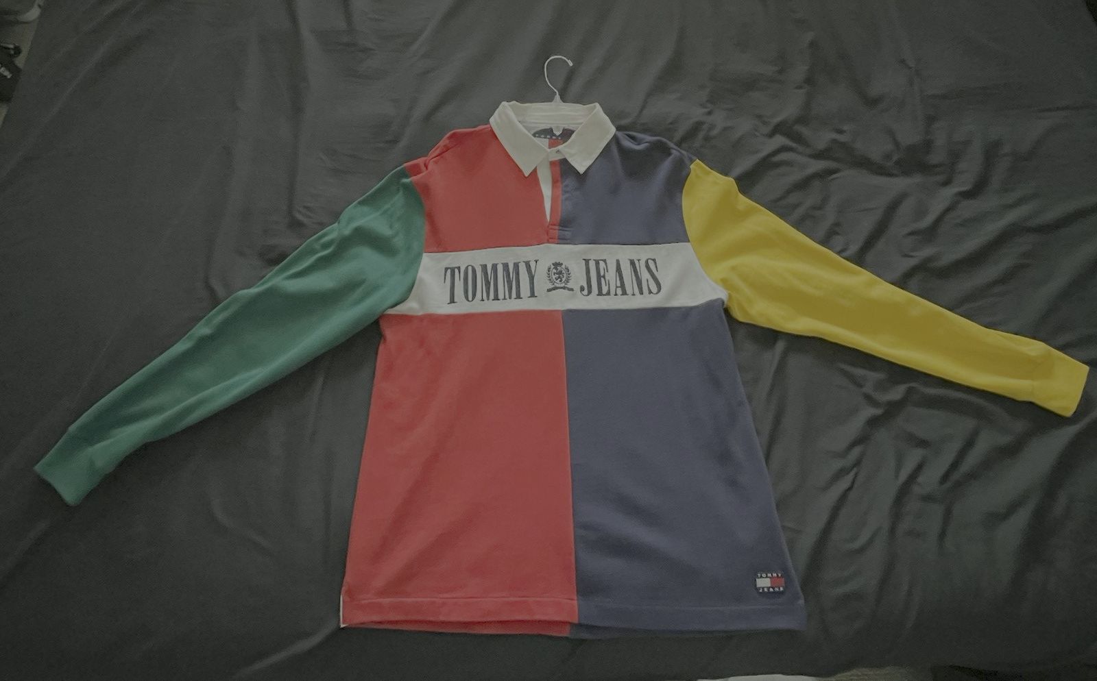 Tommy Hilfiger TOMMY JEANS 90'S CAPSULE RUGBY POLO LONG SLEEVE Size US L / EU 52-54 / 3 - 1 Thumbnail