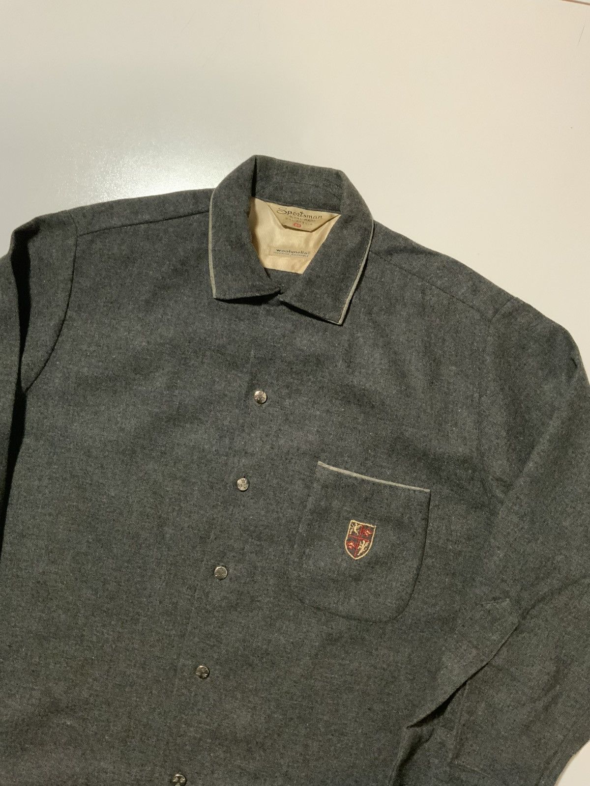 Vintage Vintage 50s 60s Sportsman By Cal-Made Woolunella Loop Shirt Size US M / EU 48-50 / 2 - 3 Thumbnail