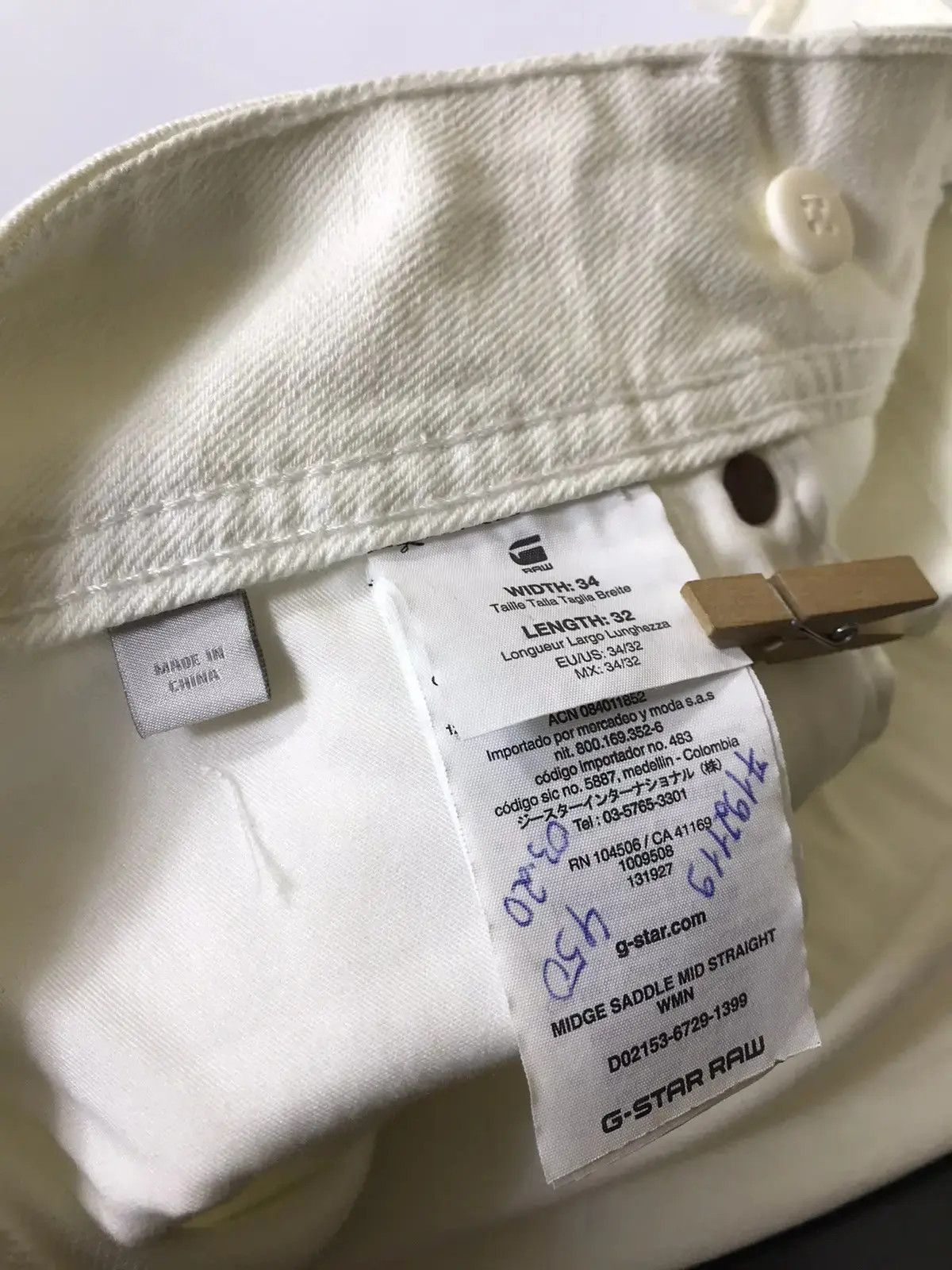 Denime × G-Star G-Star Raw men’s jeans 34/32 Size US 34 / EU 50 - 6 Thumbnail